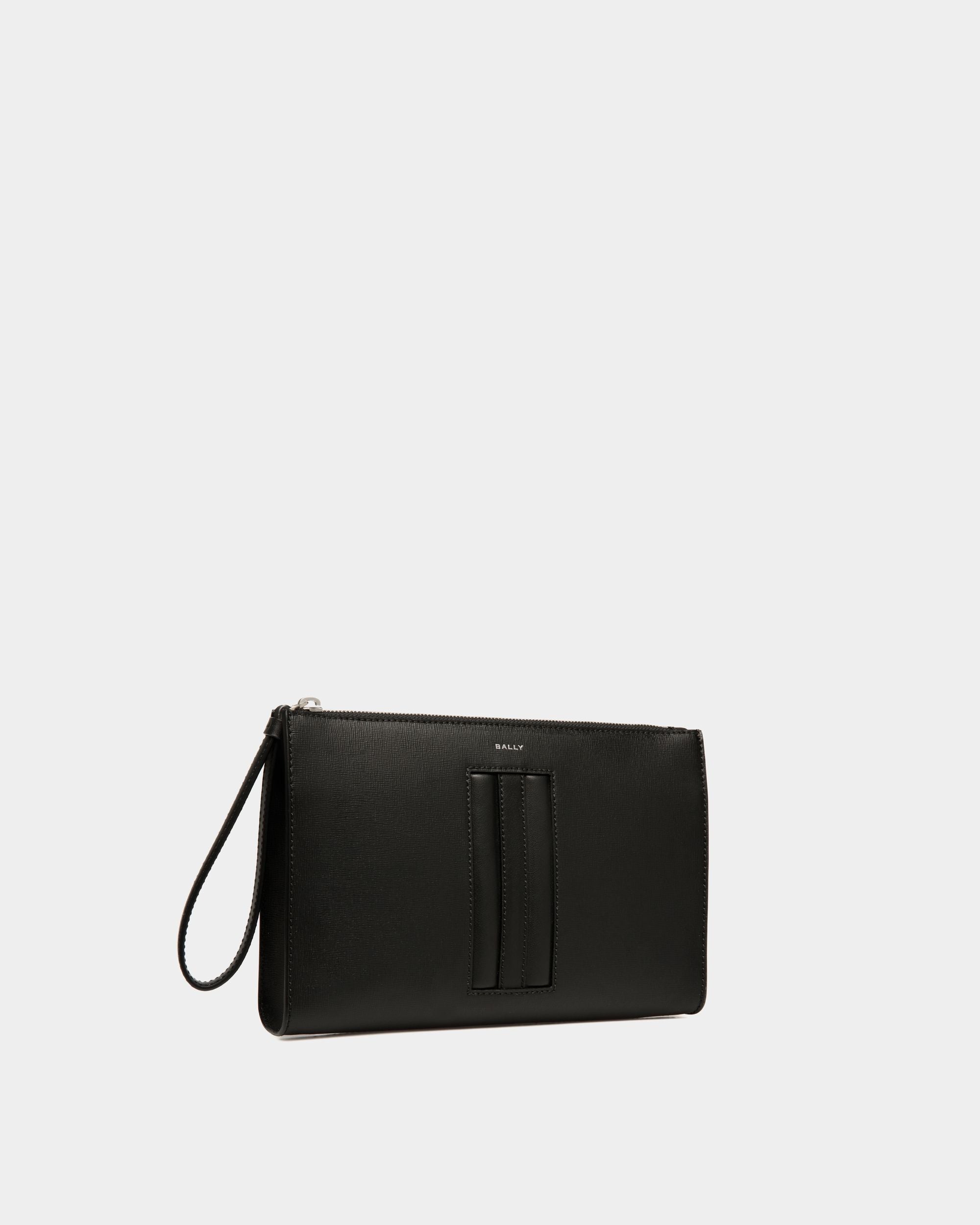 Pochette Mythos De Piel Reciclada Negra - Hombre - Bally - 04