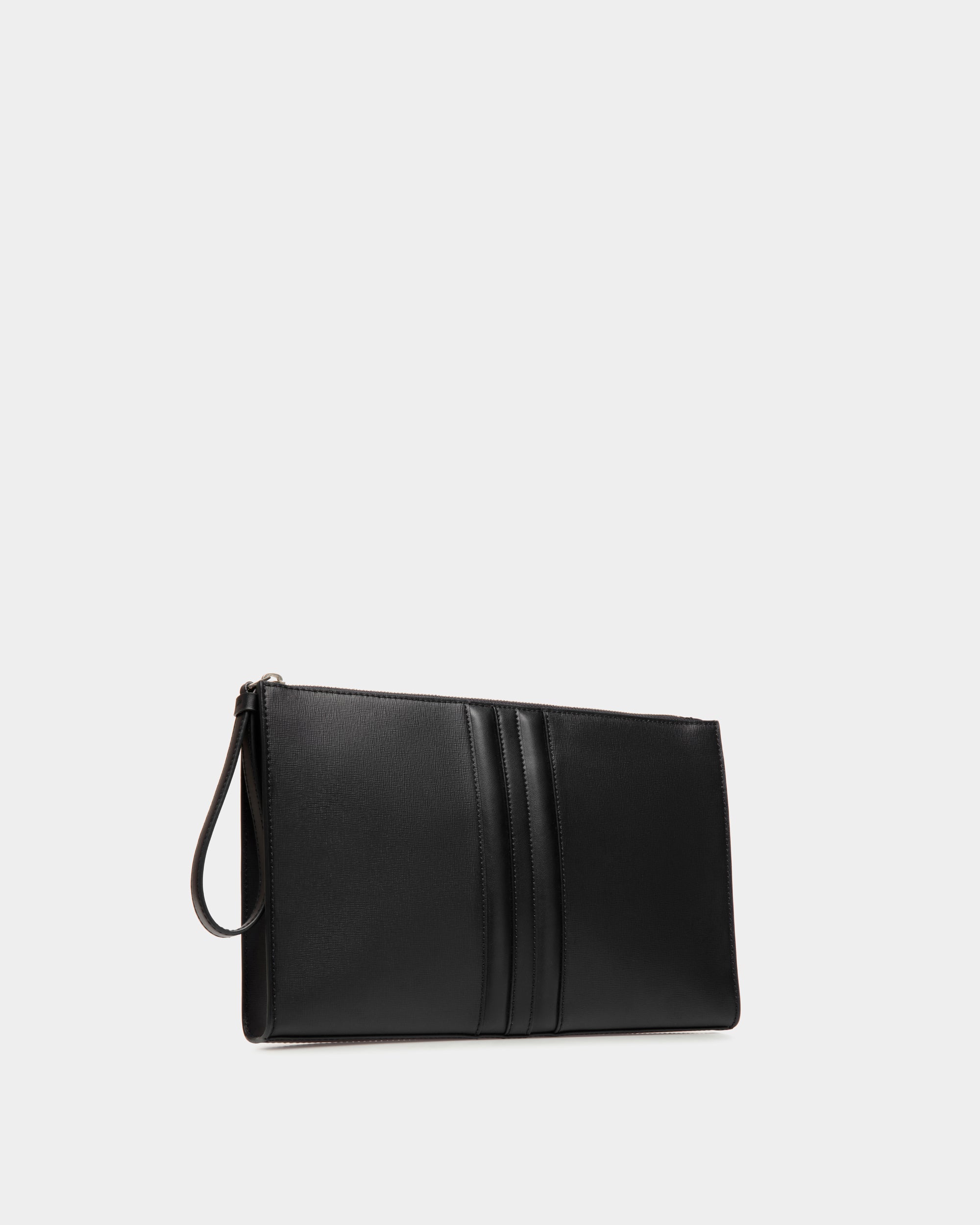 Pochette Mythos De Piel Reciclada Negra - Hombre - Bally - 04