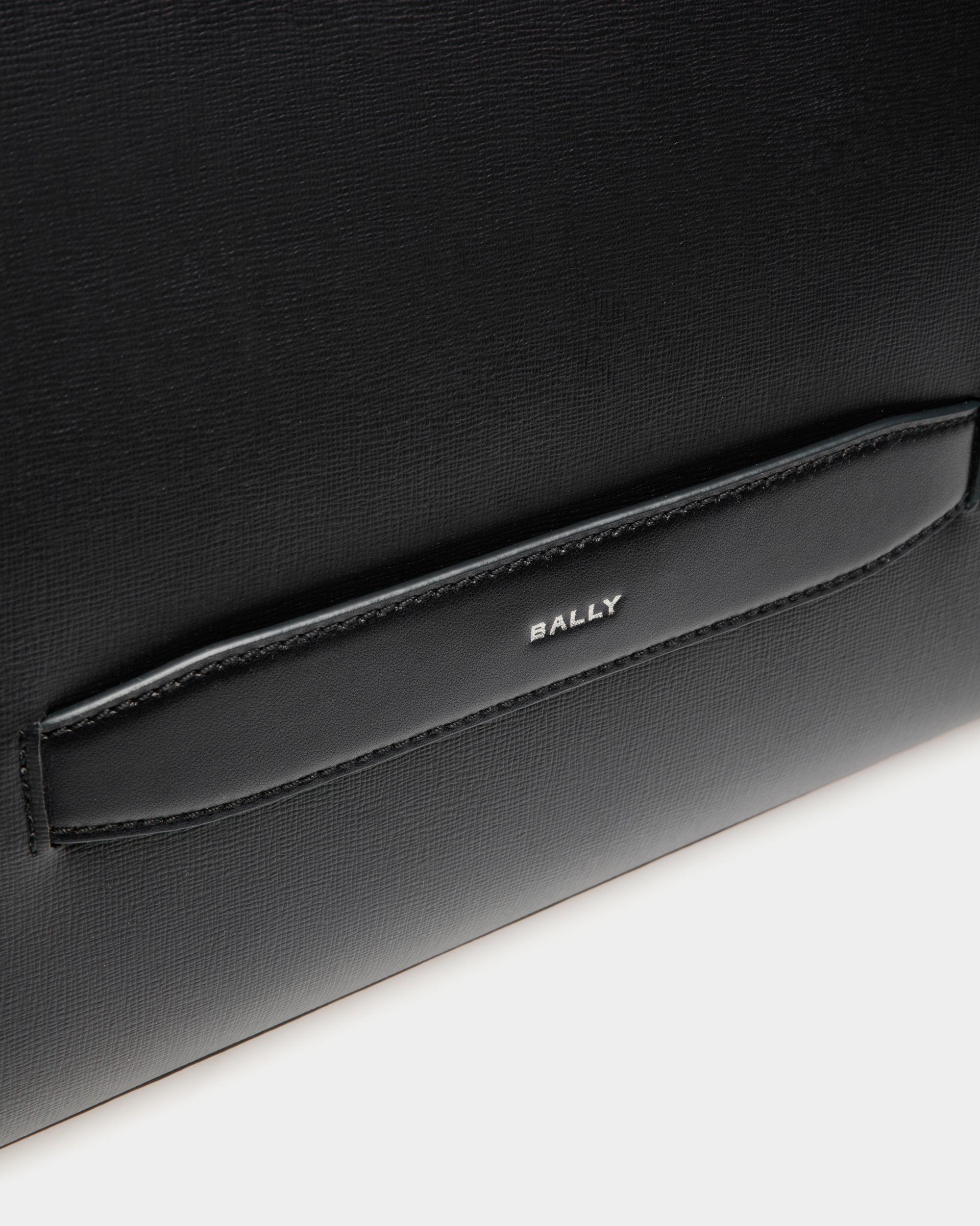 Pochette Mythos De Piel Reciclada Negra - Hombre - Bally - 05