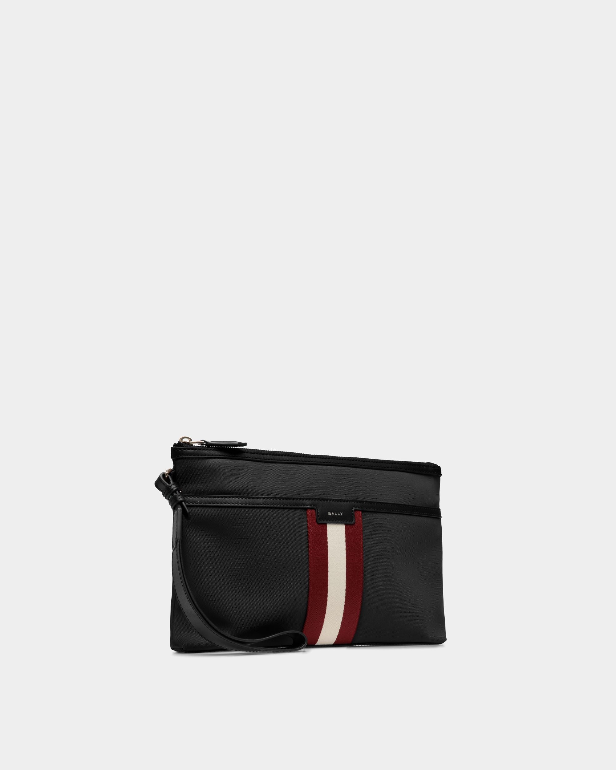 Bolso De Mano Code De Nailon Negro - Hombre - Bally - 04