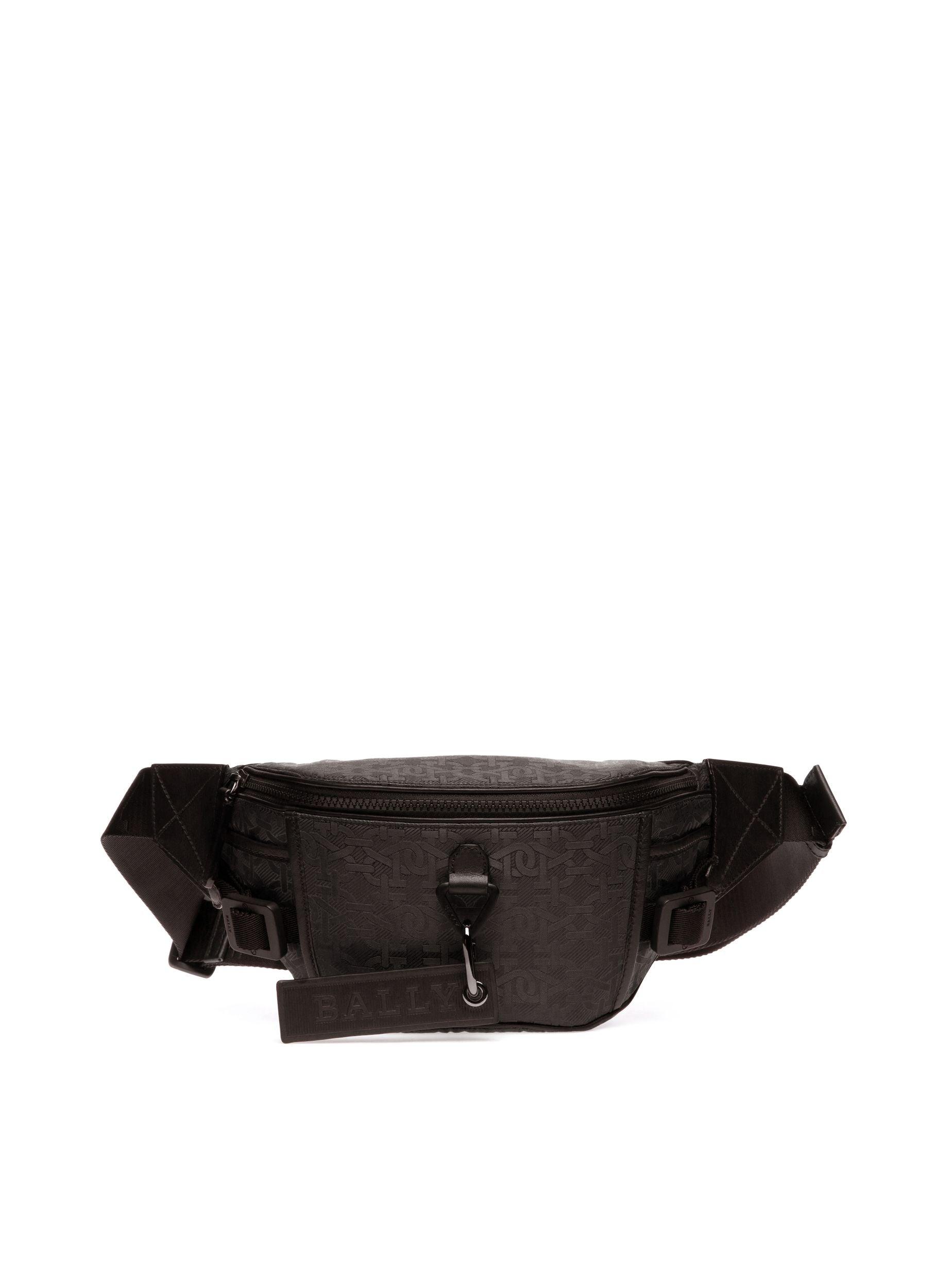 Cornan Riñonera En Tejido Reciclado De Color Negro - Hombre - Bally - 01