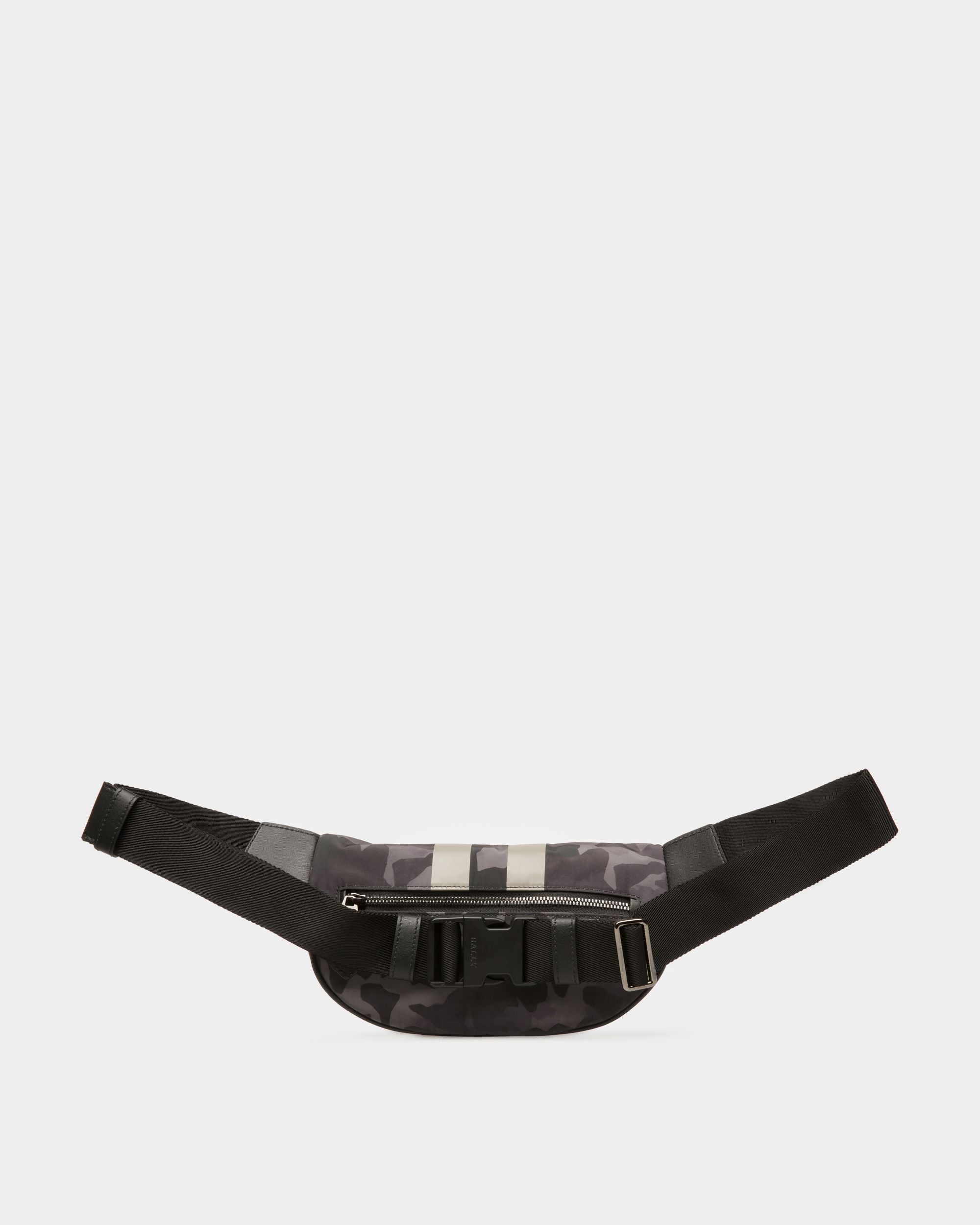 Flynos Nylon Bum Bag In Black - Men's - Bally - 03