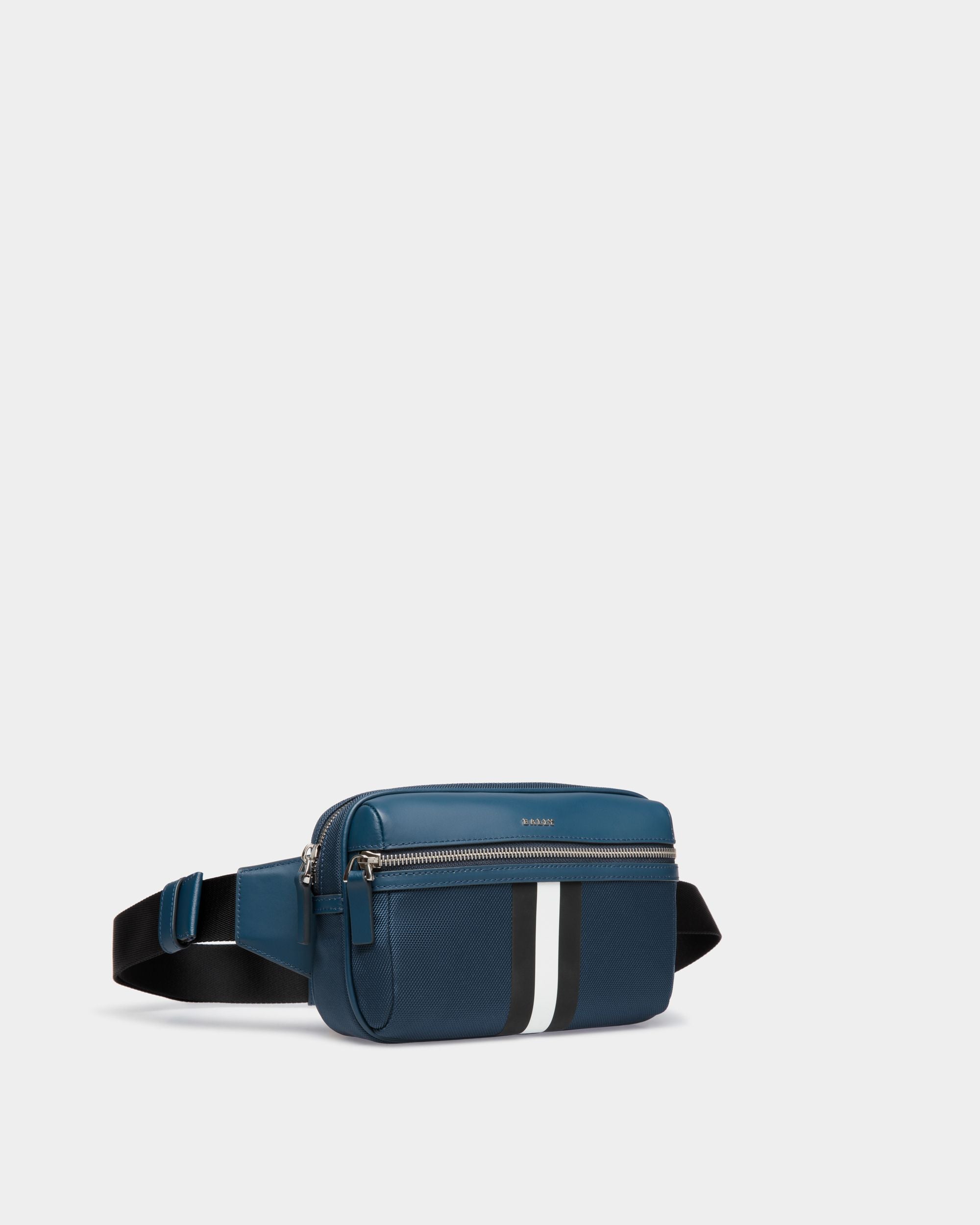 Belt Bag in Blue Fabric - Men's - Bally - 03