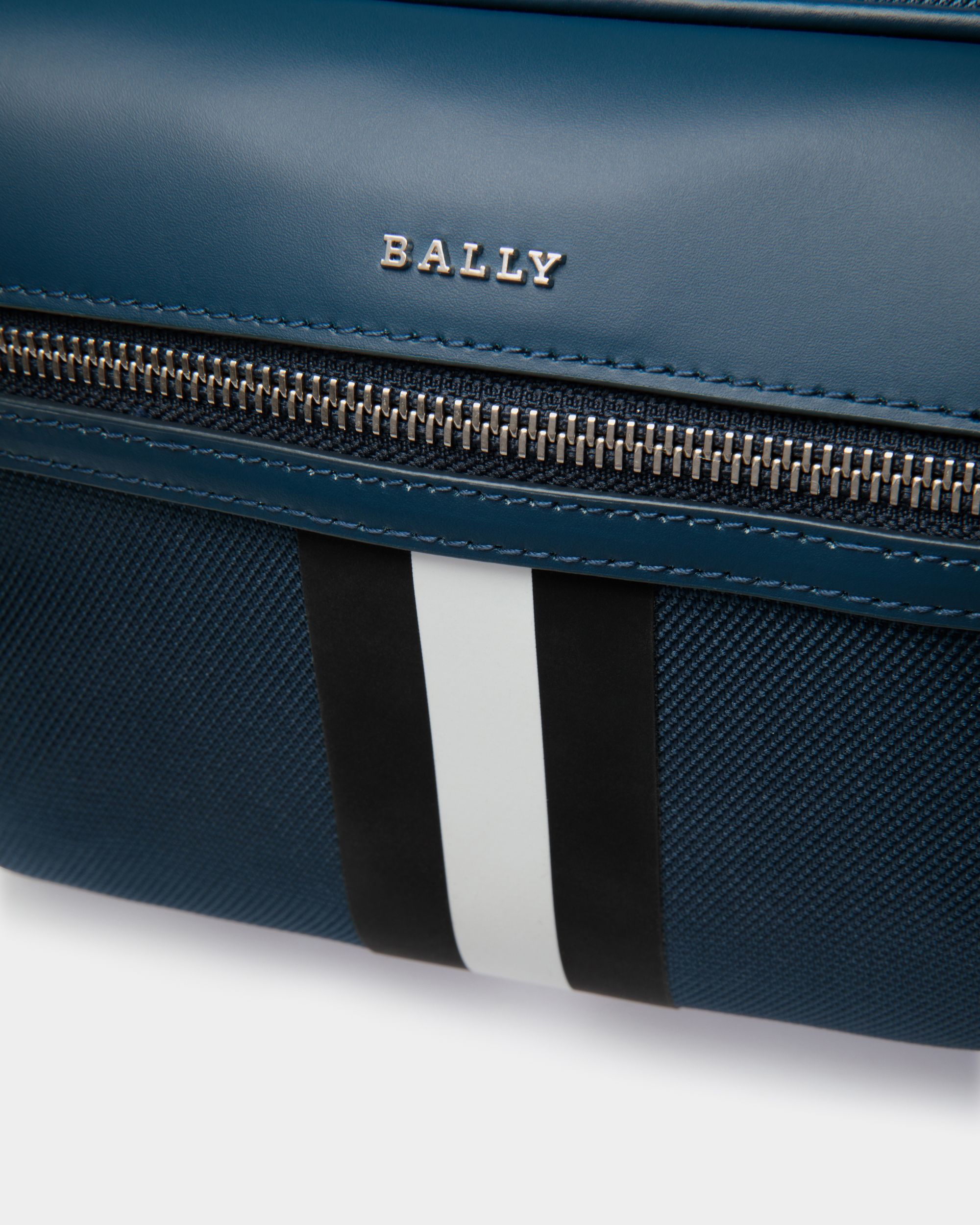 Belt Bag in Blue Fabric - Men's - Bally - 05
