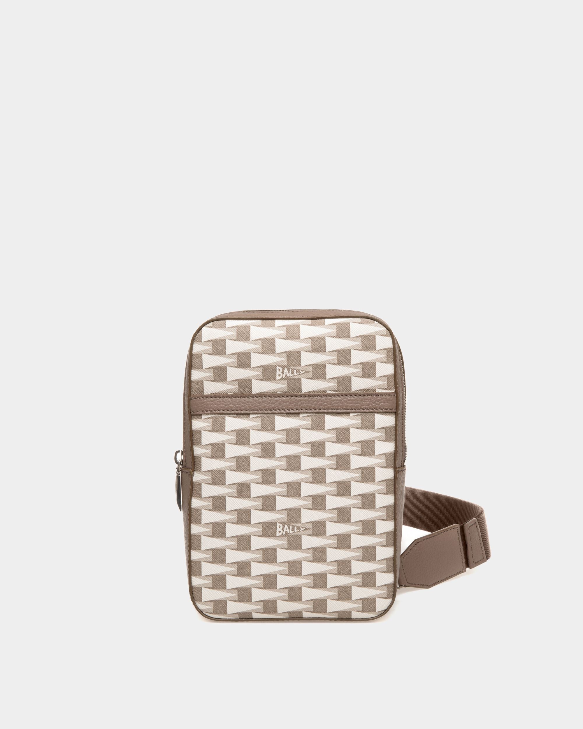Sling Bag Pennant De TPU Con Motivo Pennant Beige - Hombre - Bally - 01