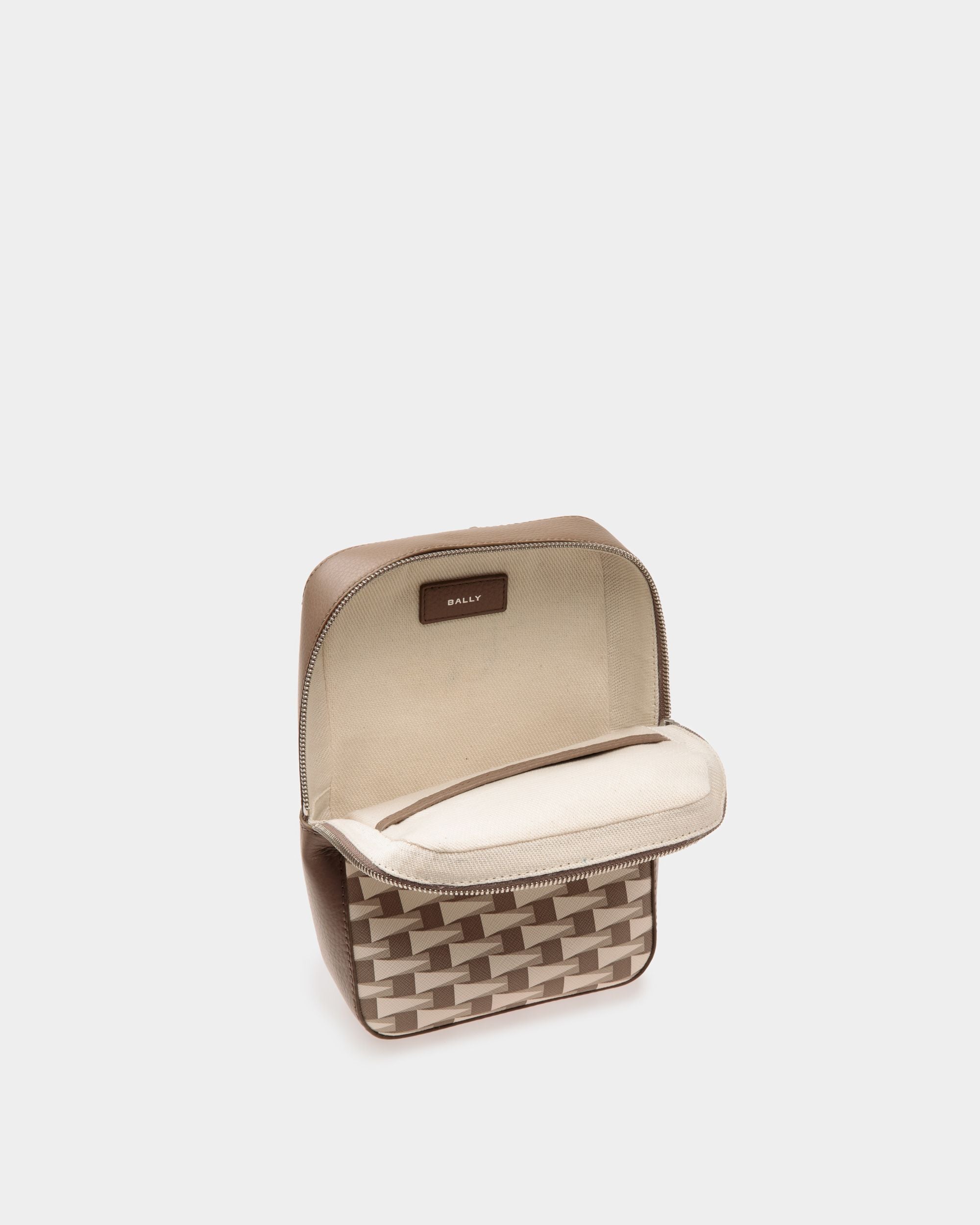 Sling Bag Pennant De TPU Con Motivo Pennant Beige - Hombre - Bally - 04
