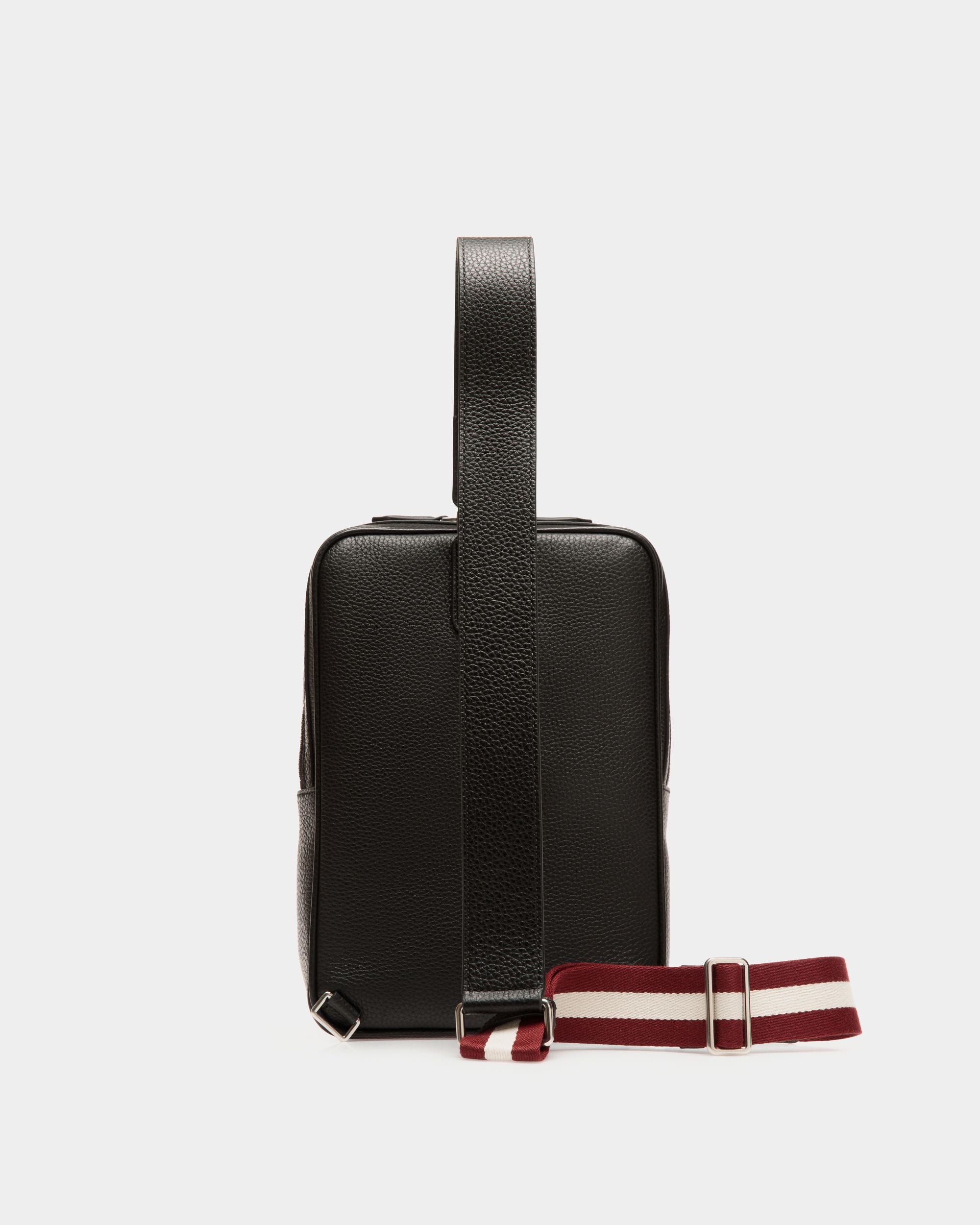 Sling Bag Code De Piel Negra - Hombre - Bally - 02