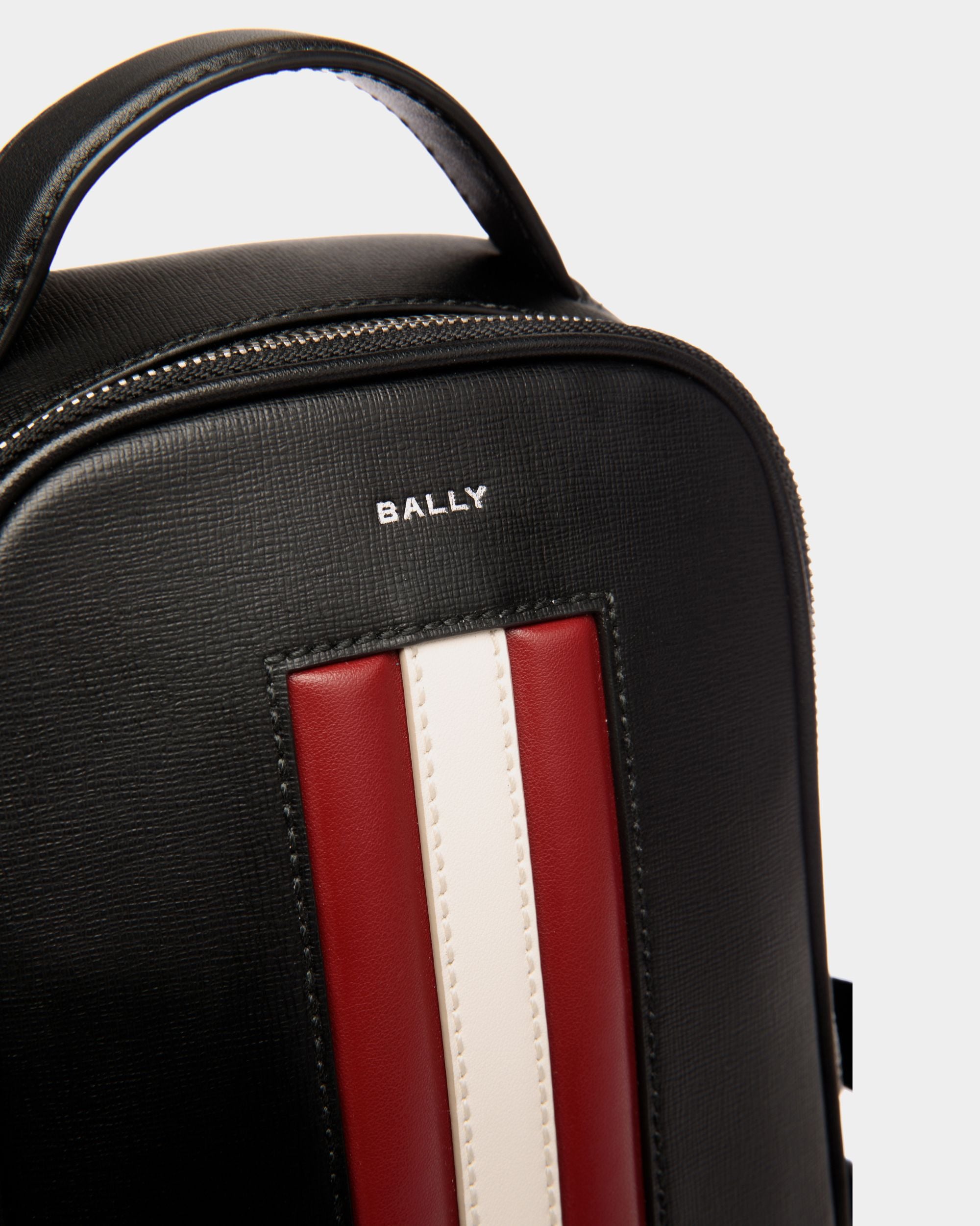 Sling Bag Mythos De Piel Reciclada Negra - Hombre - Bally - 04