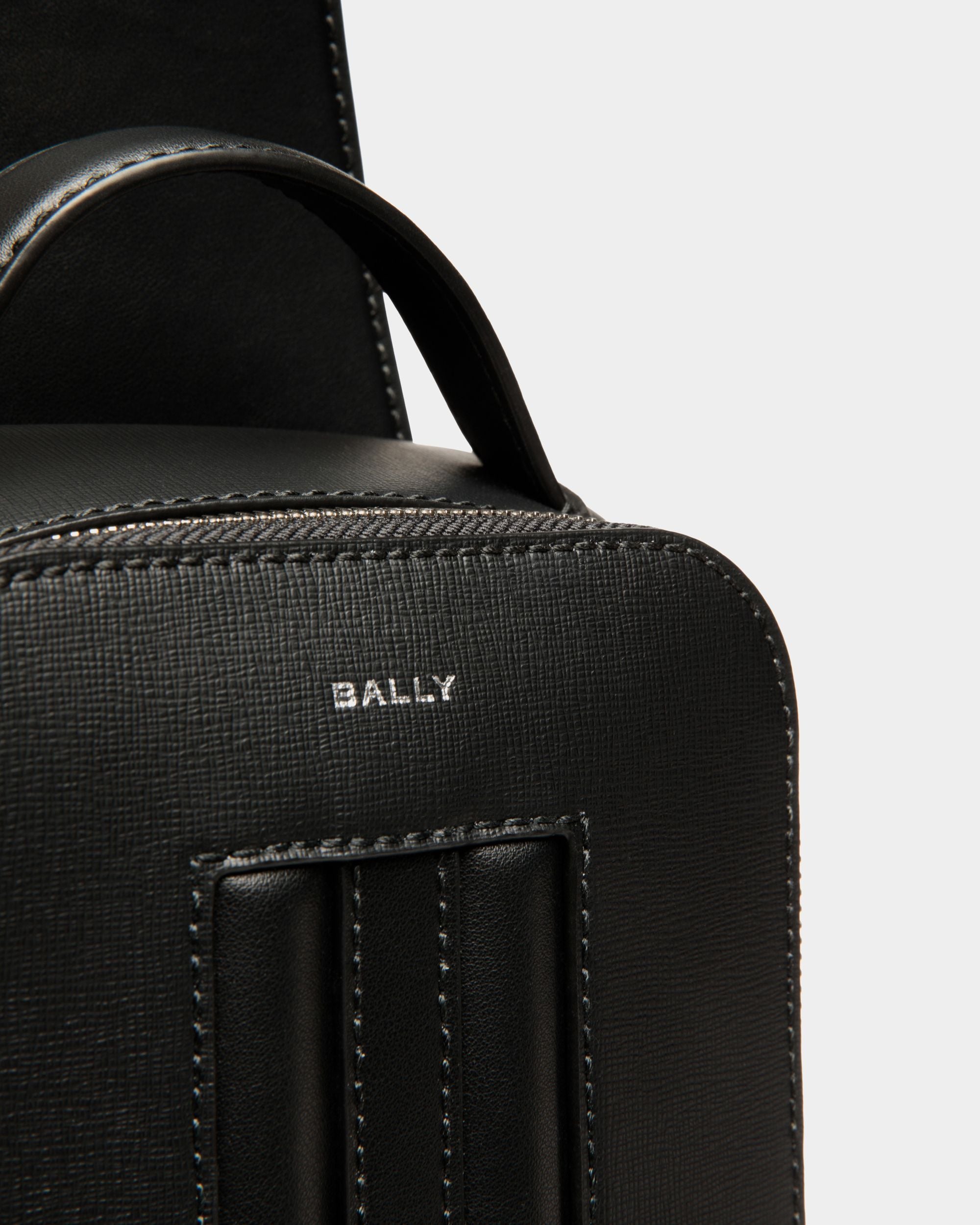 Sling Bag Mythos De Piel Reciclada Negra - Hombre - Bally - 05