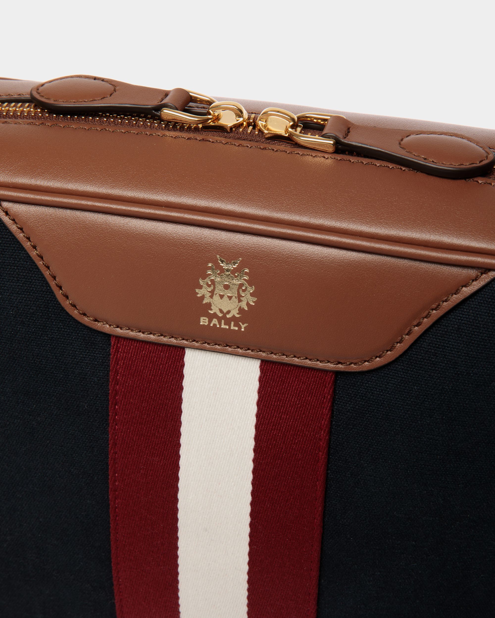 Bandolera Beckett De Lona De Algodón Navy Blue - Hombre - Bally - 06