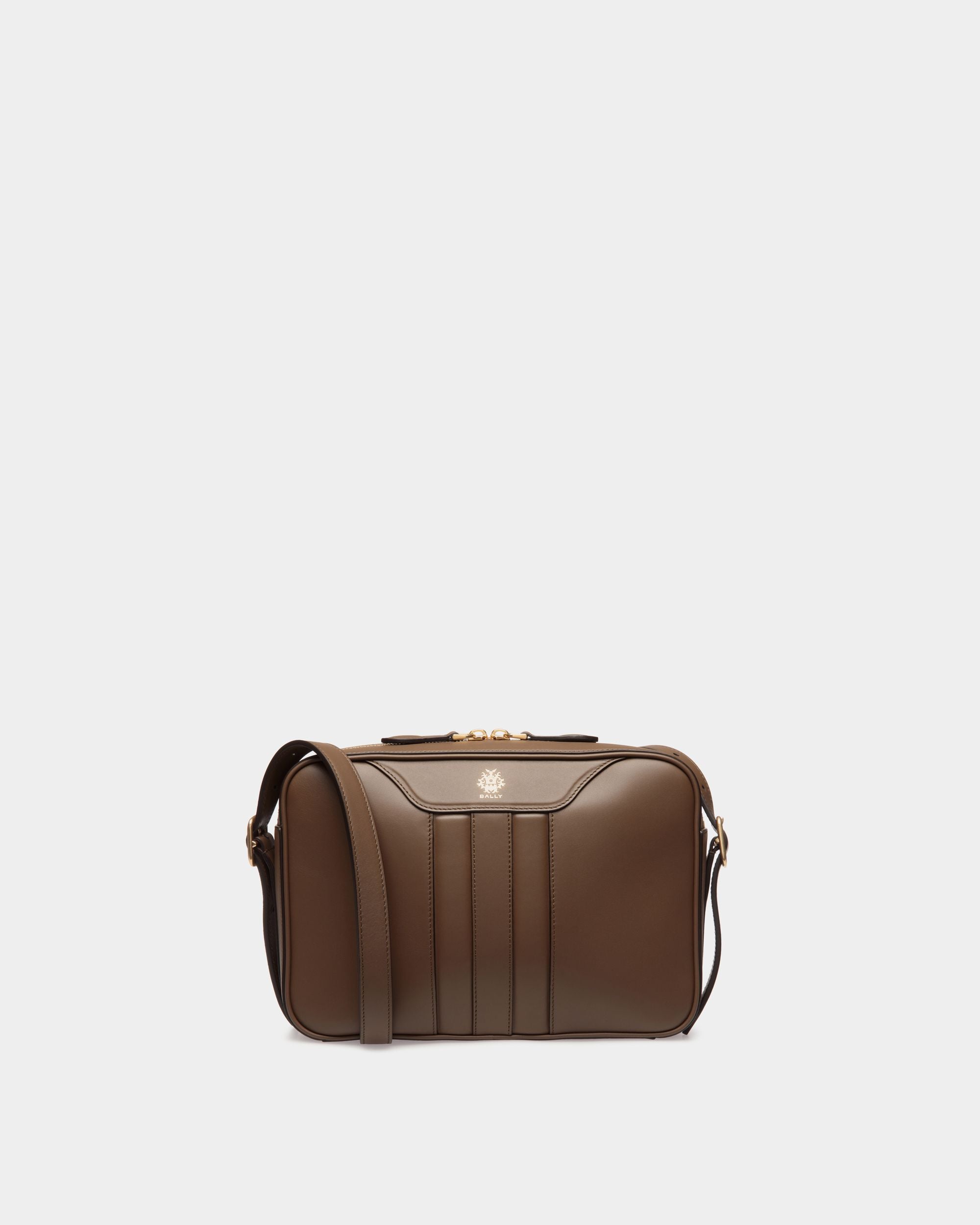 Bandolera Beckett De Piel Marron Glacé - Hombre - Bally - 01