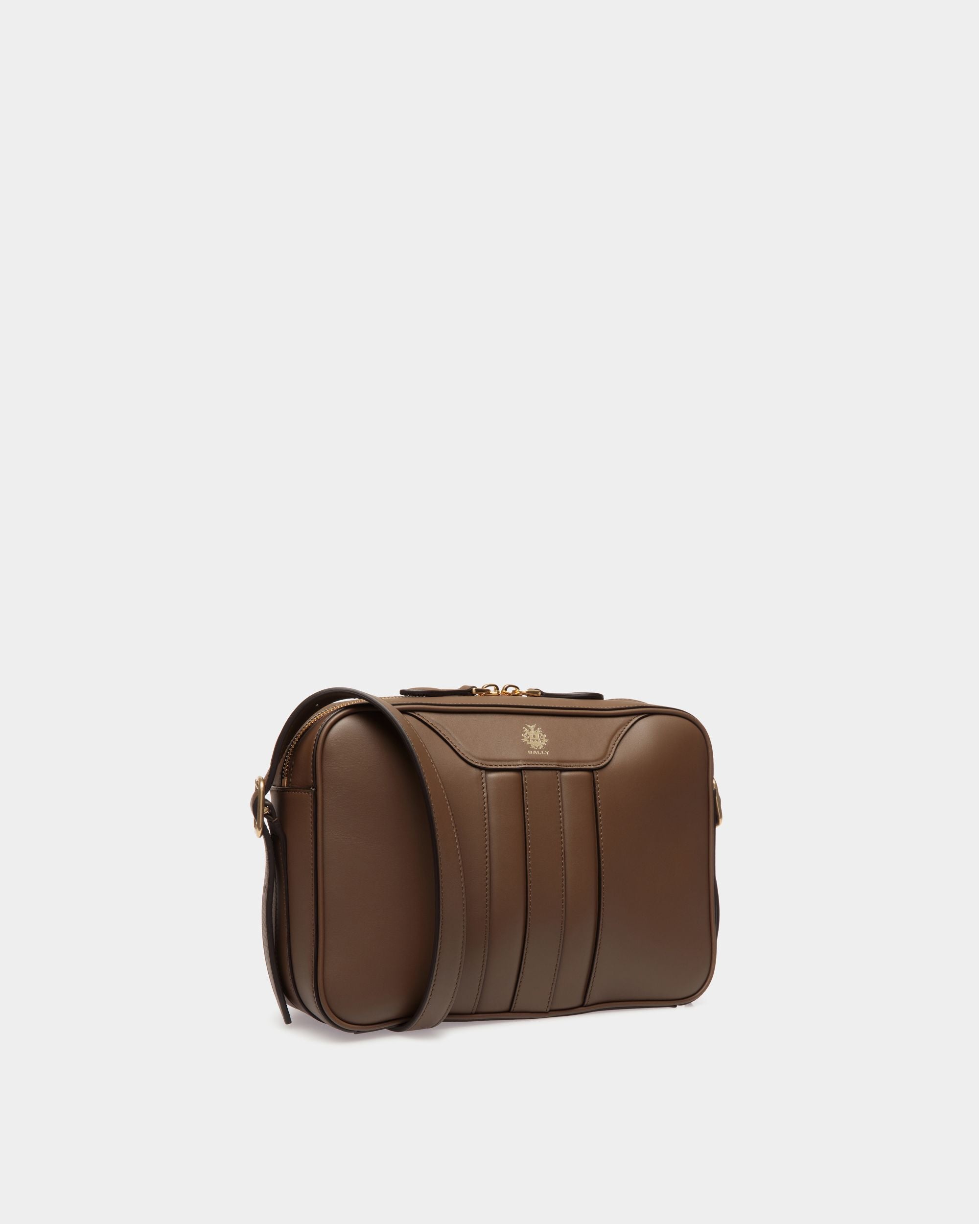Bandolera Beckett De Piel Marron Glacé - Hombre - Bally - 03