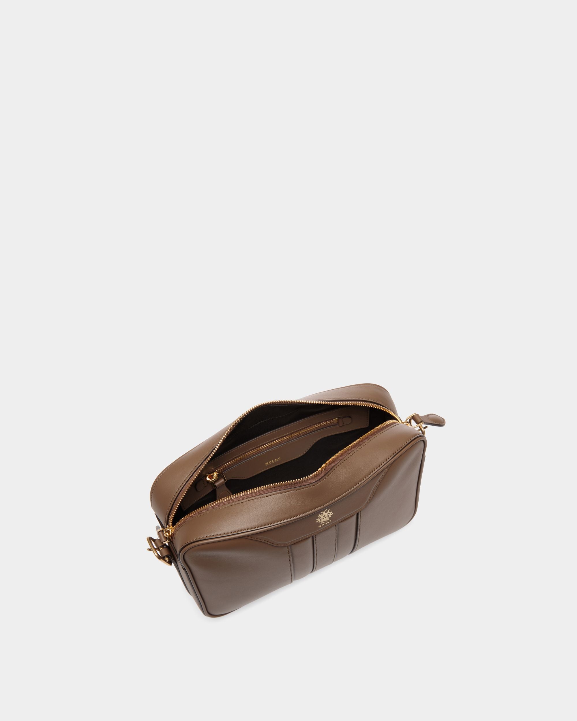 Bandolera Beckett De Piel Marron Glacé - Hombre - Bally - 04