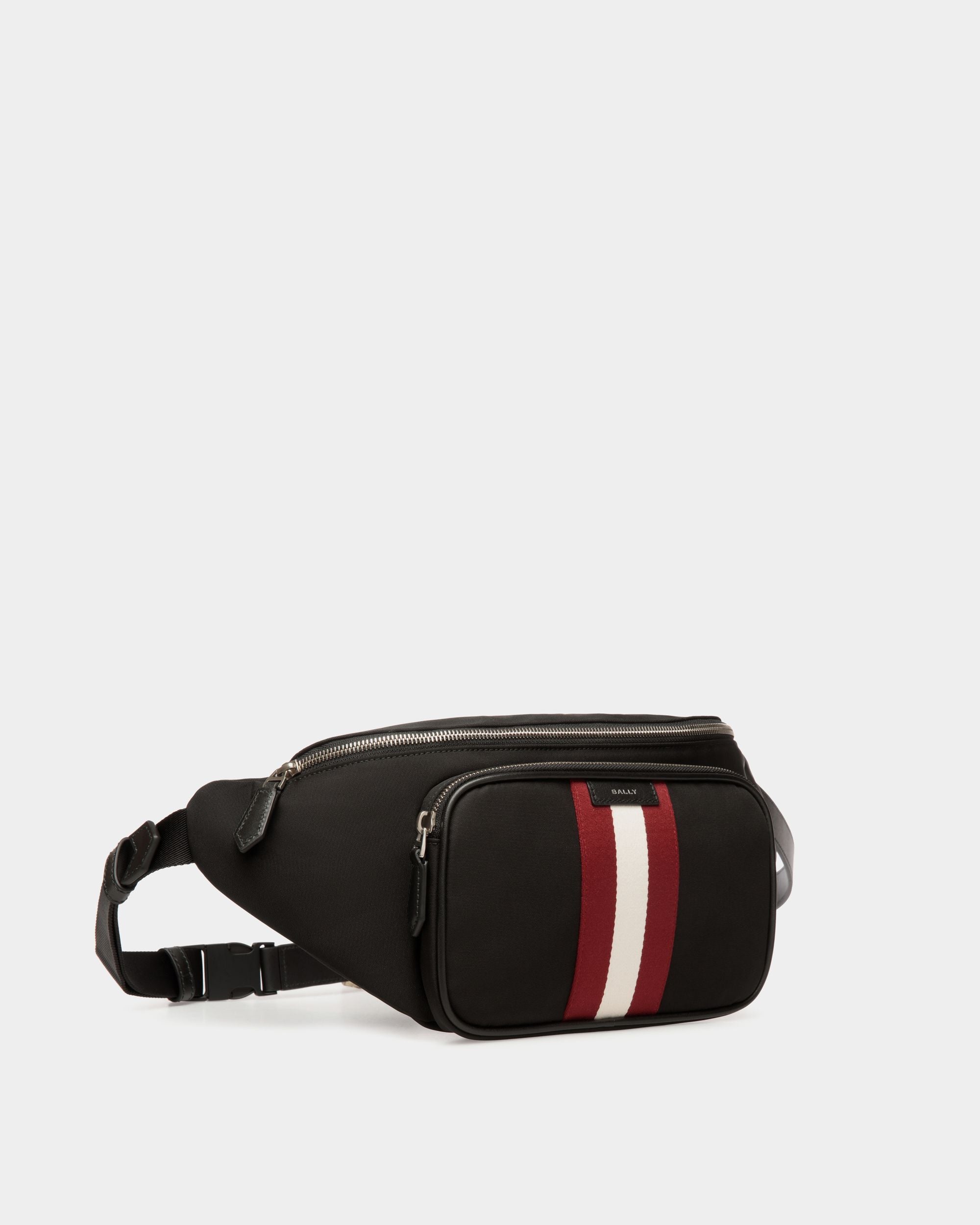 Riñonera Code De Nailon Negro - Hombre - Bally - 04