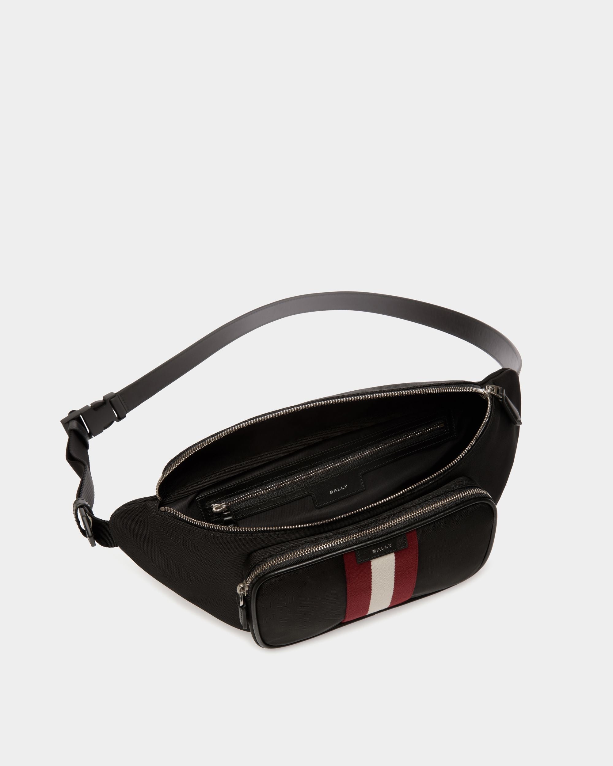 Riñonera Code De Nailon Negro - Hombre - Bally - 05