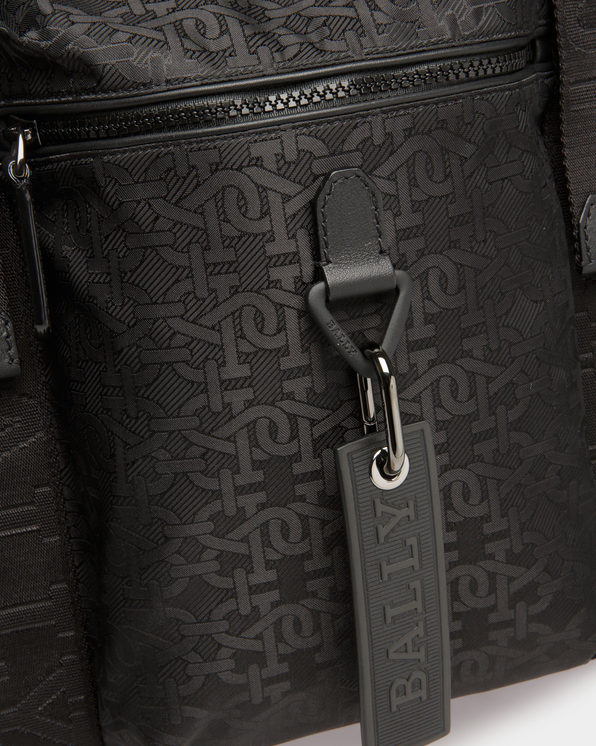 Colbeert Bolso De Fin De Semana En Tejido Reciclado De Color Negro - Hombre - Bally - 02