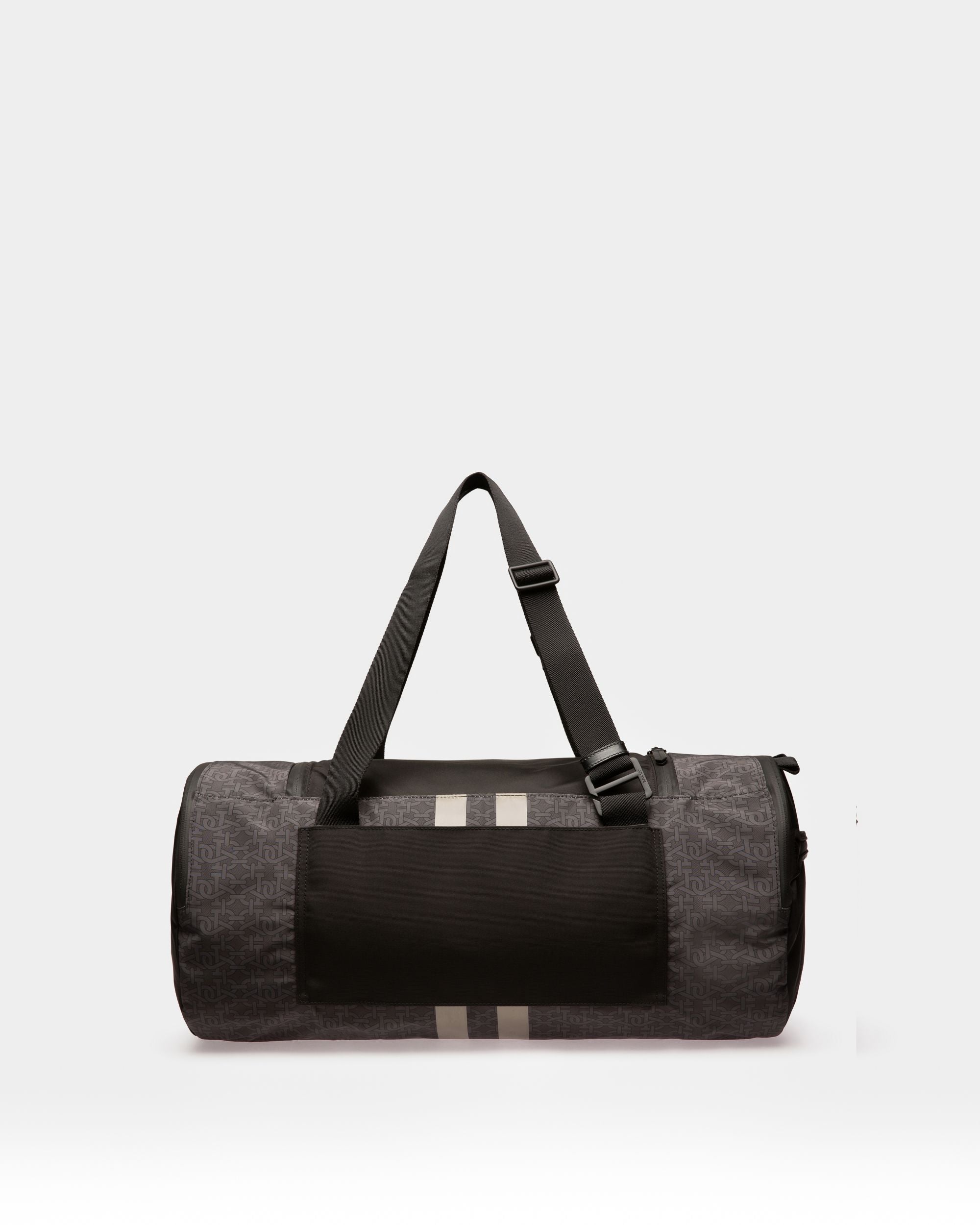 Bally Escape Duffle Bag In Brown And Black Nylon And Fabric - Men's - Bally - 02