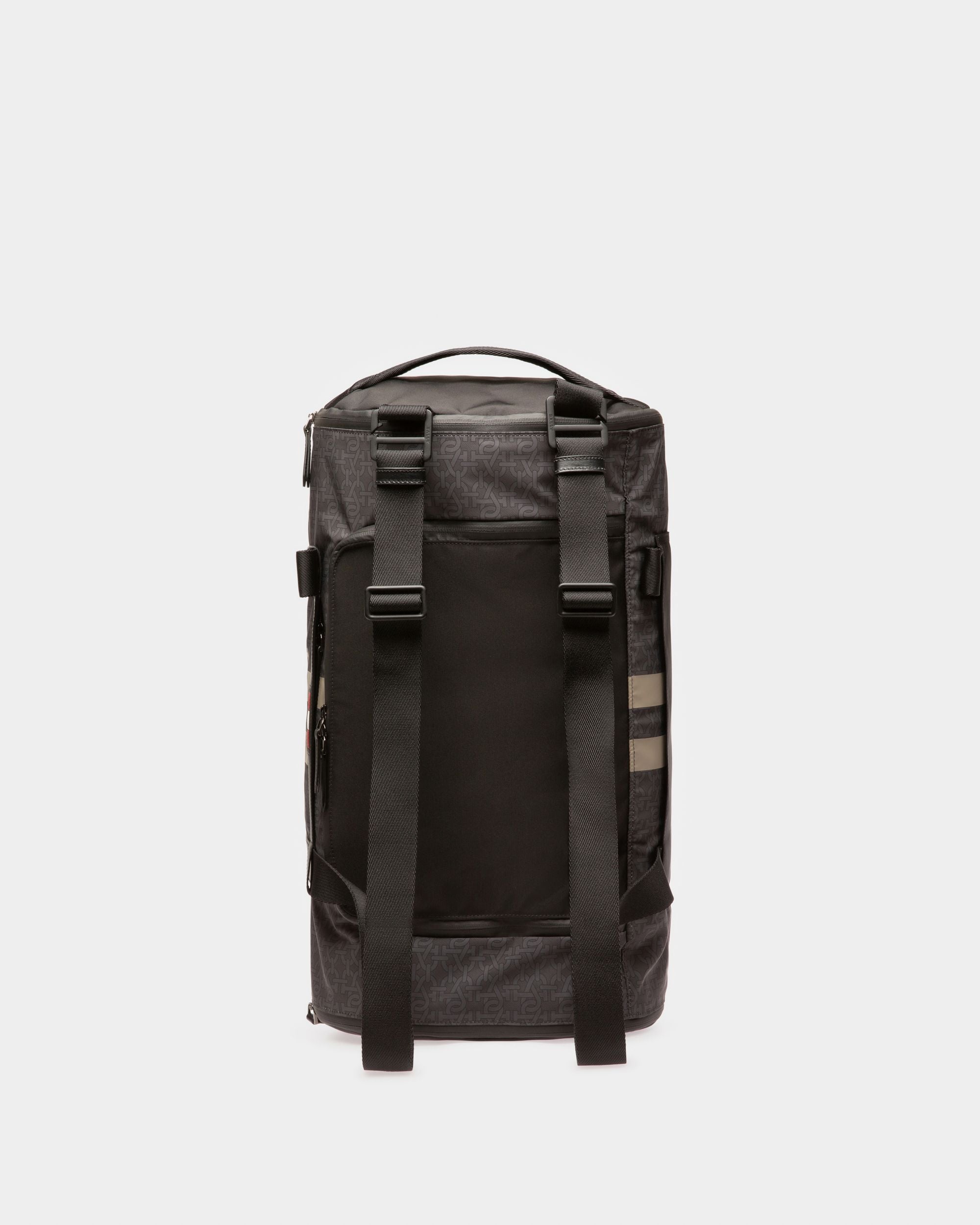 Bally Escape Duffle Bag In Brown And Black Nylon And Fabric - Men's - Bally - 06