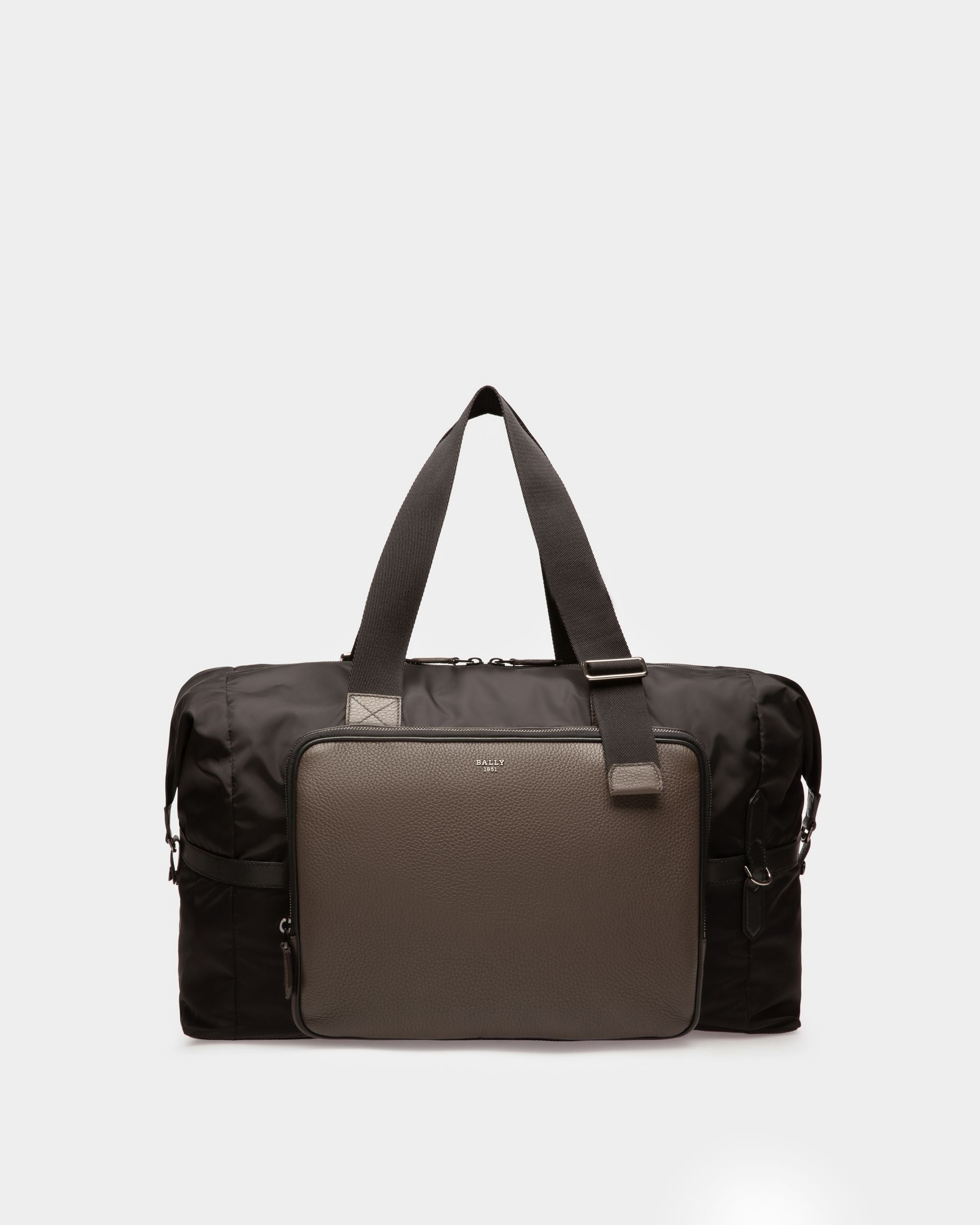 Balten Bolsa De Fin De Semana De Nailon Reciclado En Color Negro - Hombre - Bally - 01