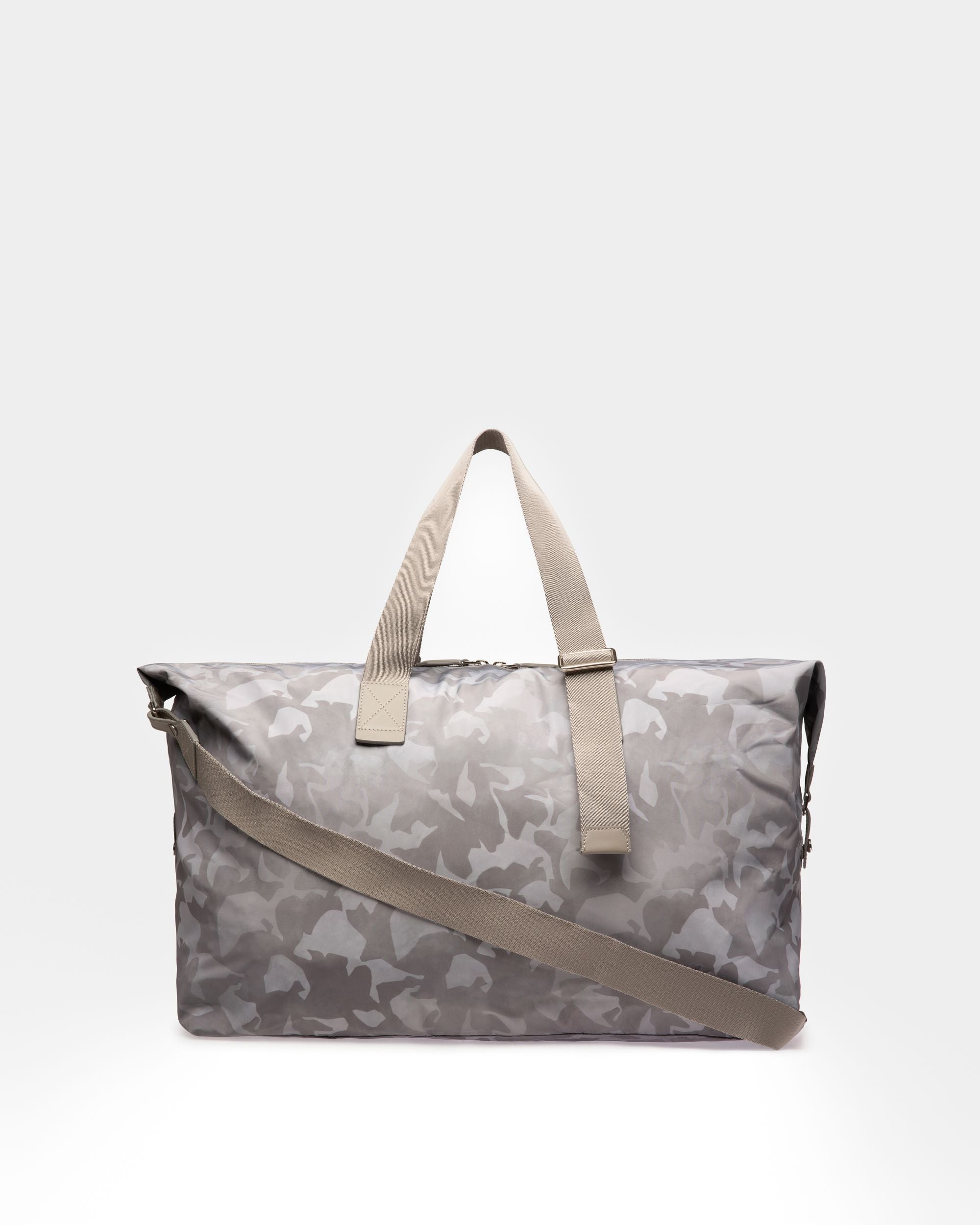 Fesder Bolso De Viaje De Nailon Color Piedra - Hombre - Bally - 02