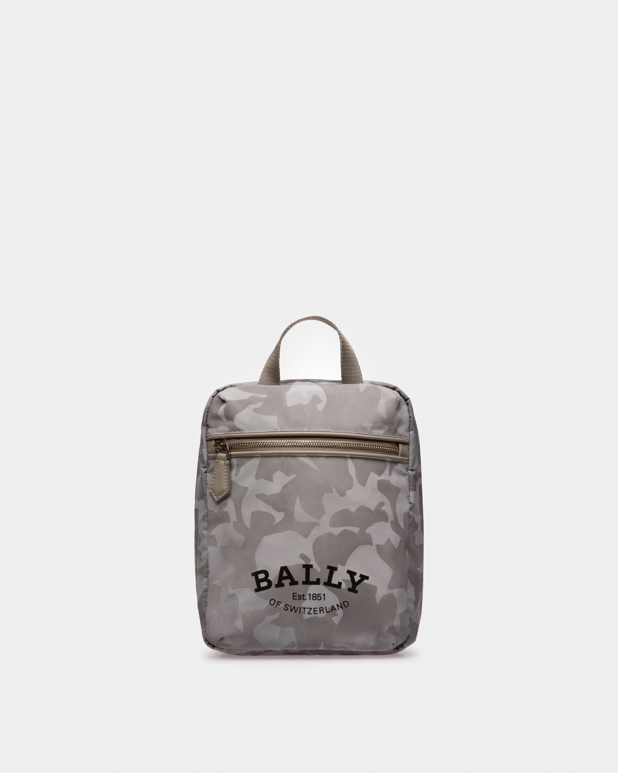 Fesder Bolso De Viaje De Nailon Color Piedra - Hombre - Bally - 05