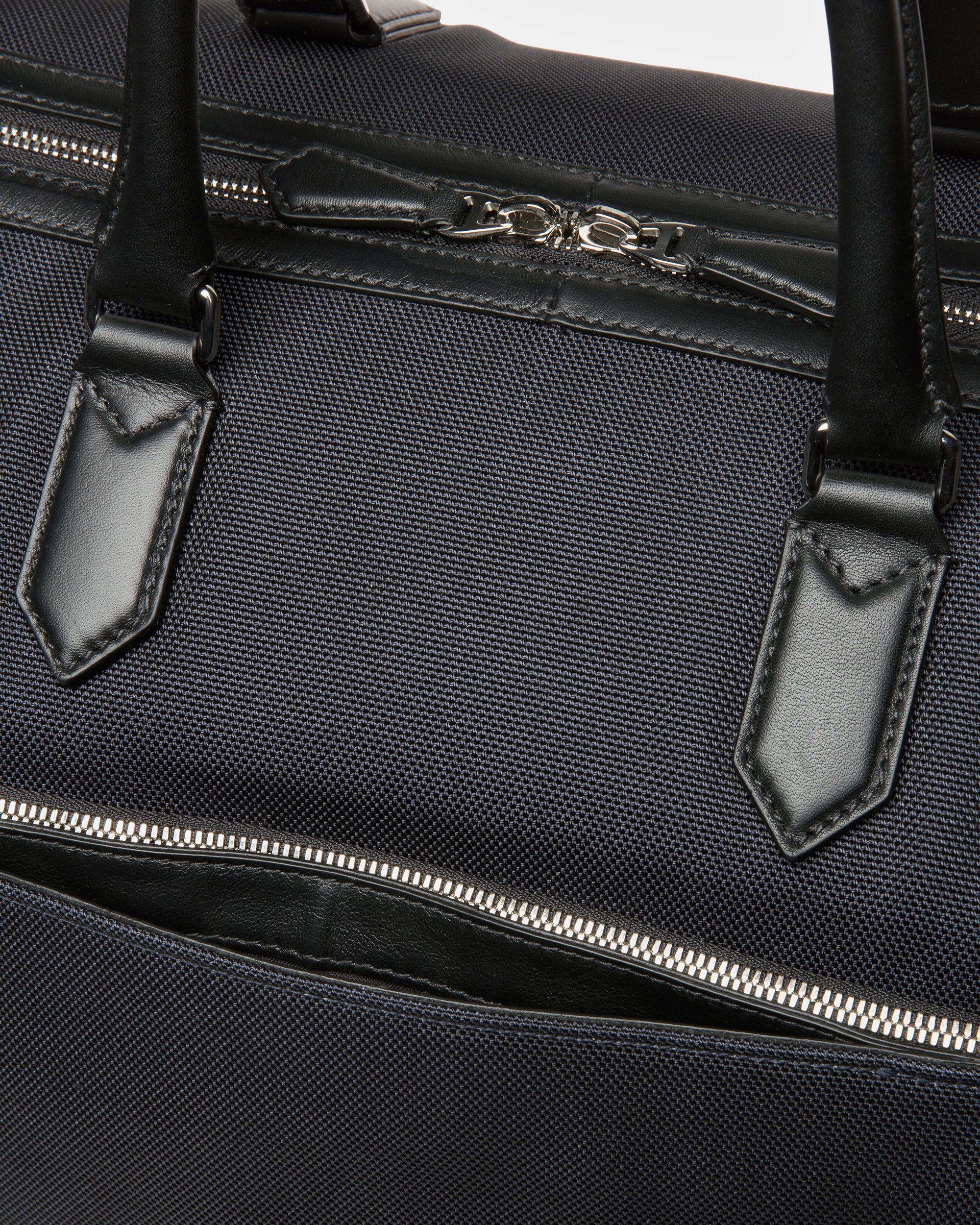Caius Bolso De Viaje De Piel Y Nailon Color Medianoche - Hombre - Bally - 05