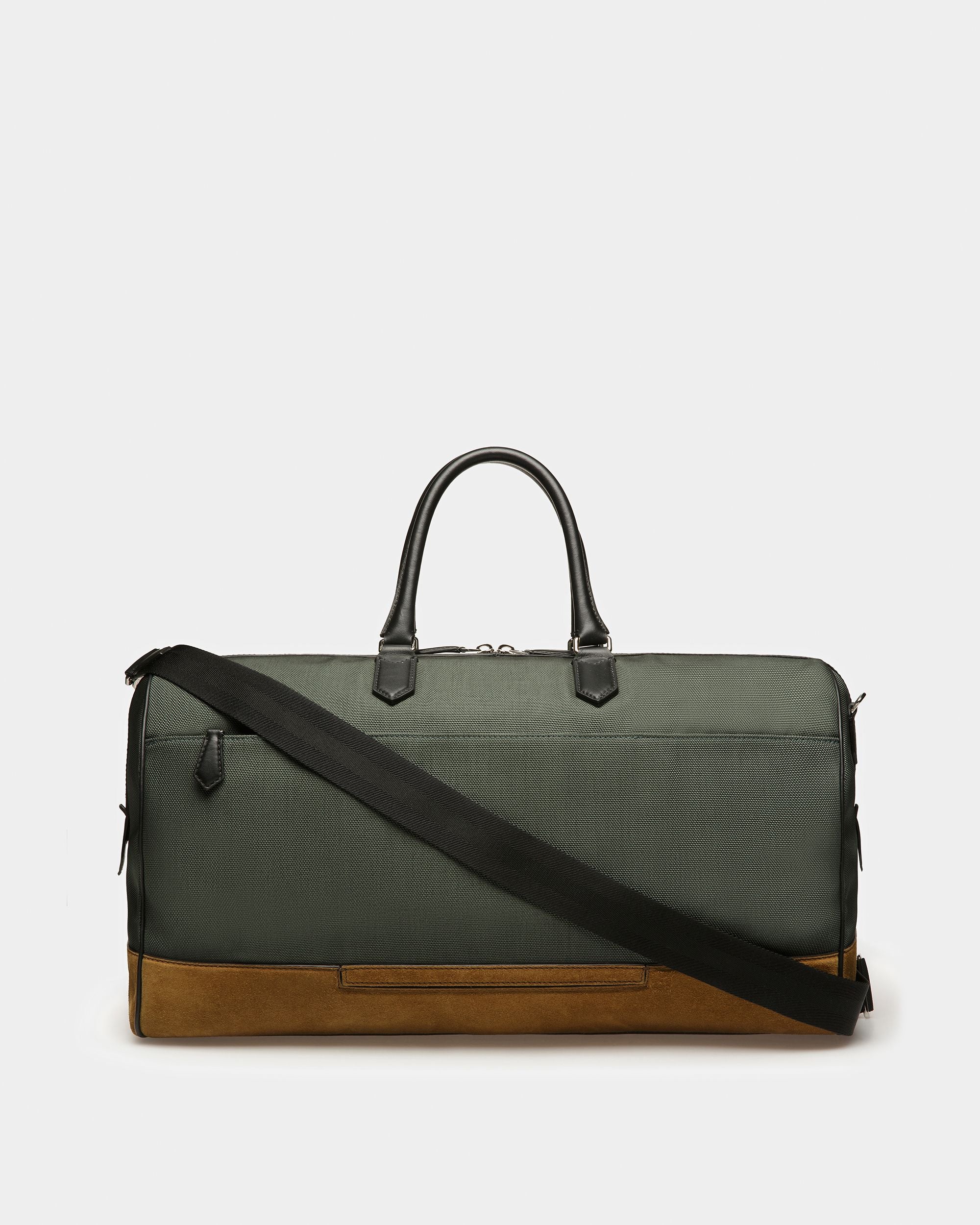 Caius Bolso De Viaje De Piel Y Nailon En Salvia - Hombre - Bally - 03