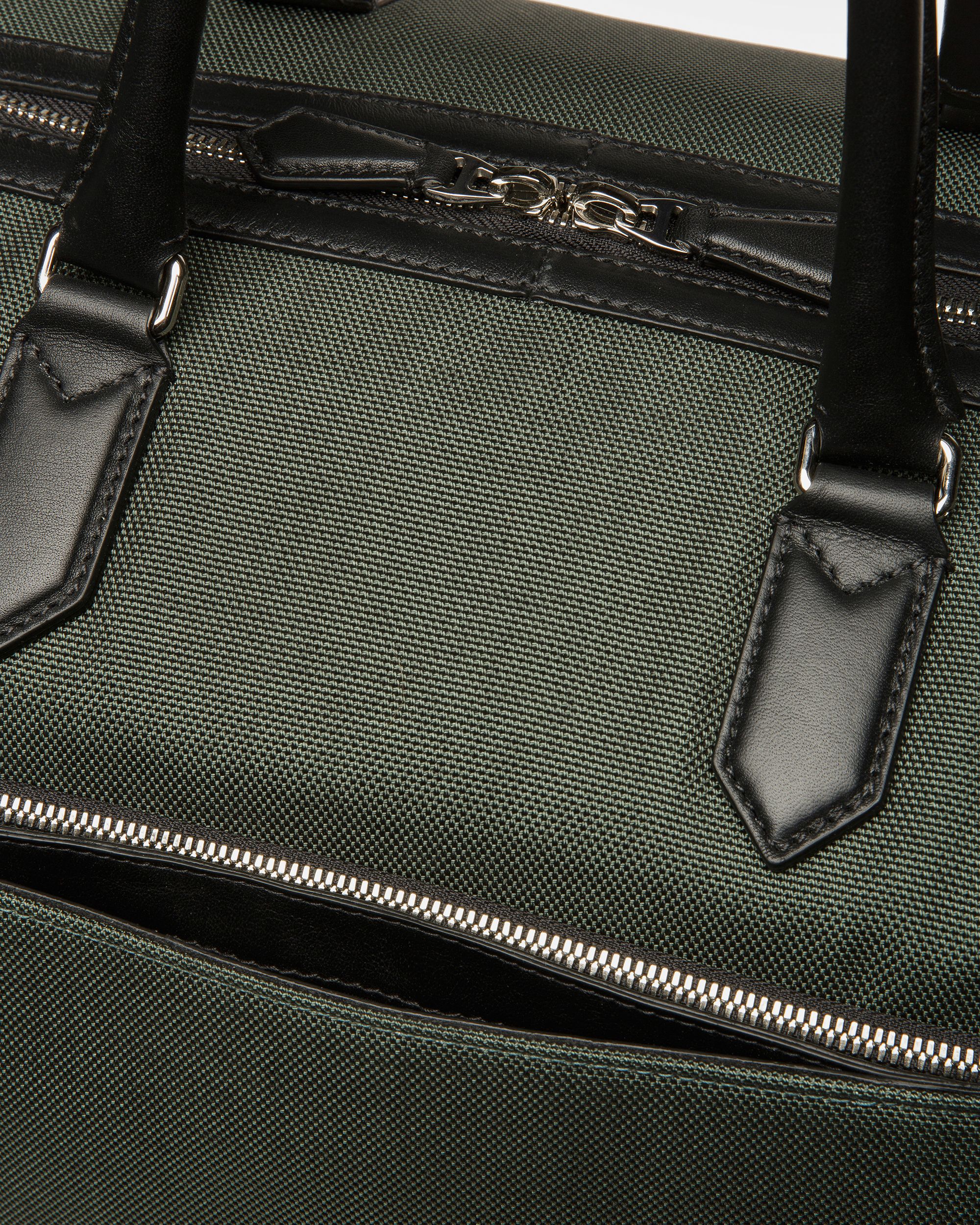 Caius Bolso De Viaje De Piel Y Nailon En Salvia - Hombre - Bally - 05