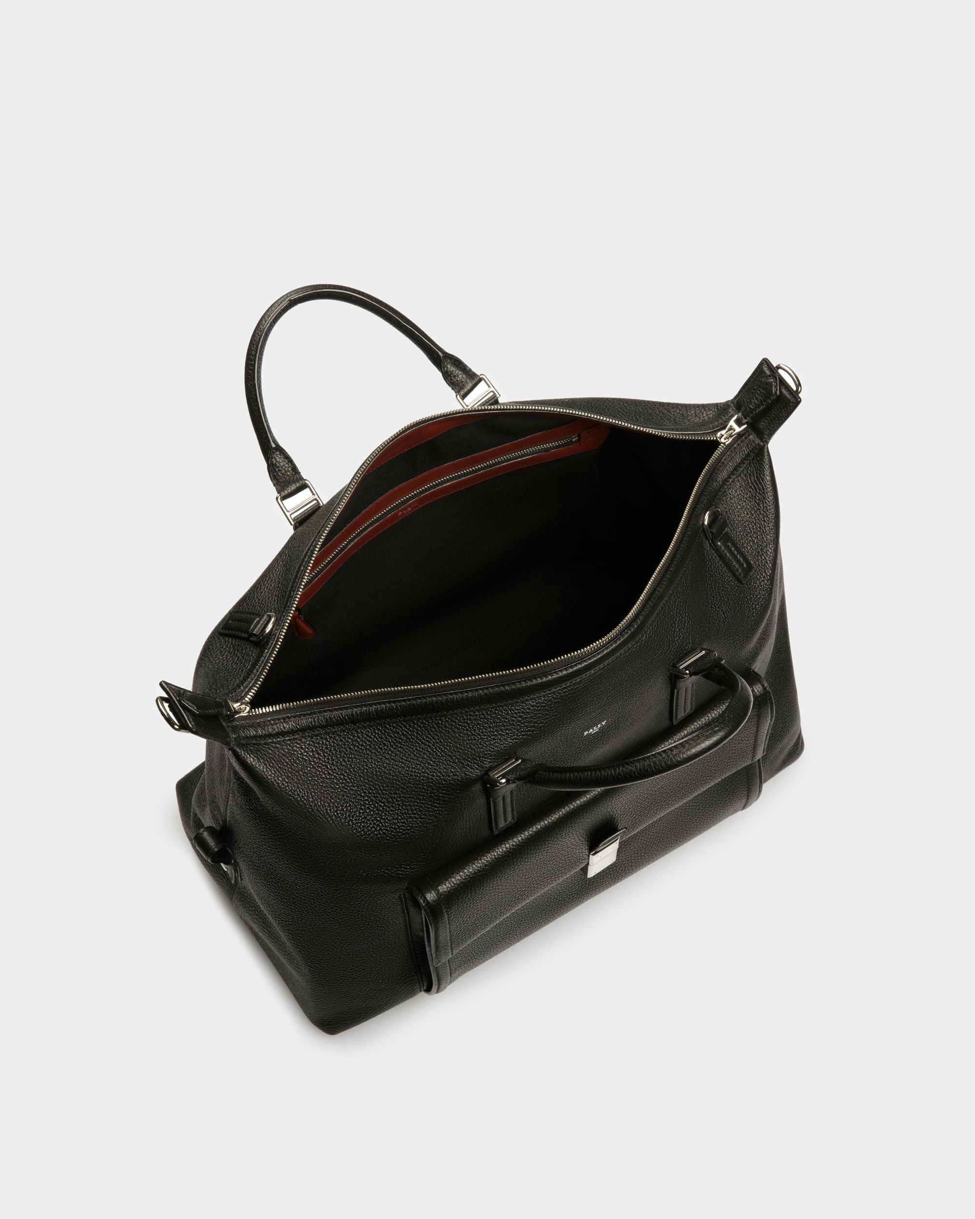 Sandri Bolso De Viaje De Piel En Negro - Hombre - Bally - 04