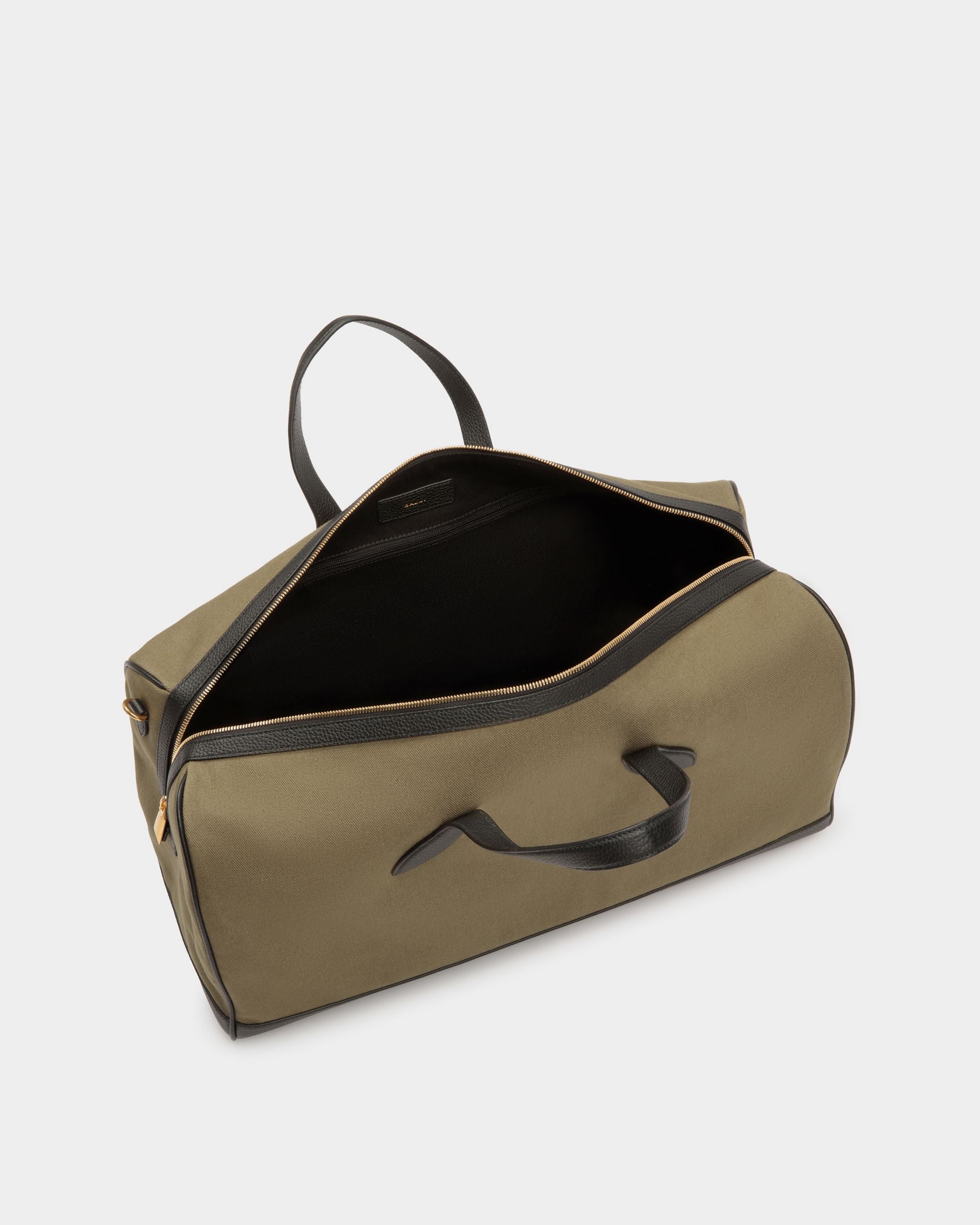 Bar Weekender in Canvas And Leather - Men's - Bally - 04