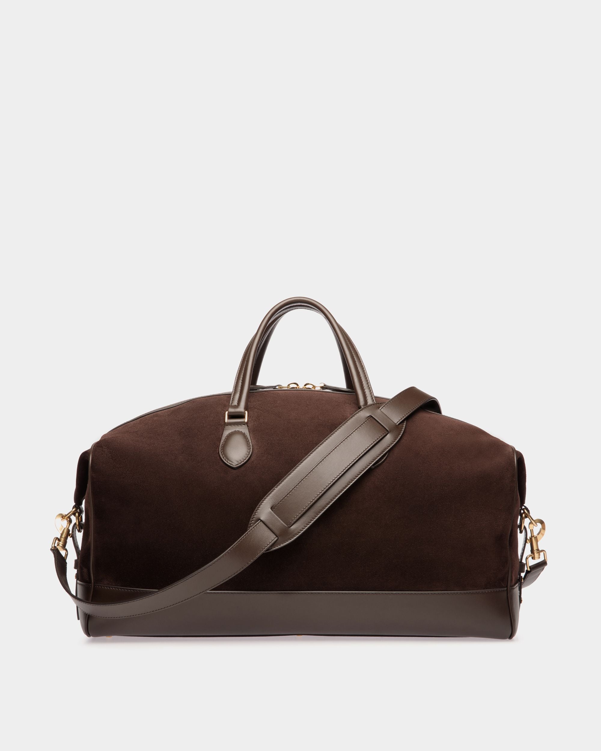 Beckett Weekender in Ebano Suede And Leather - Men's - Bally - 03