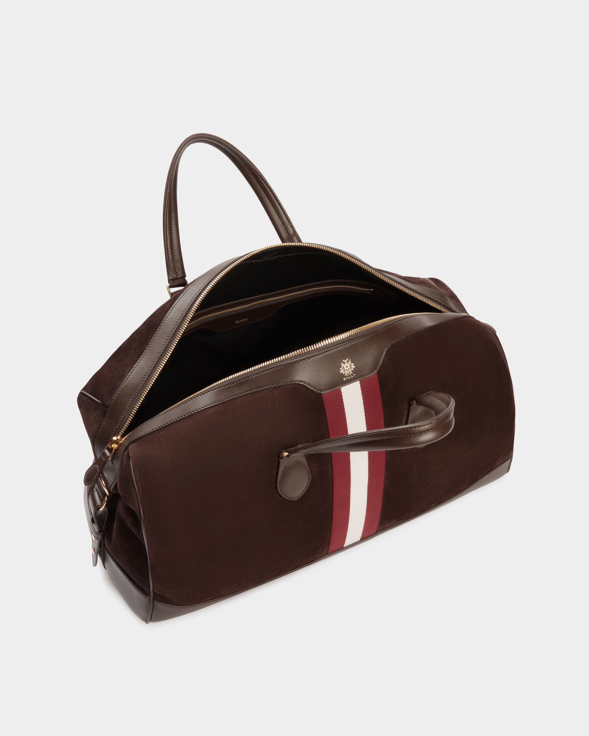 Beckett Weekender in Ebano Suede And Leather - Men's - Bally - 05