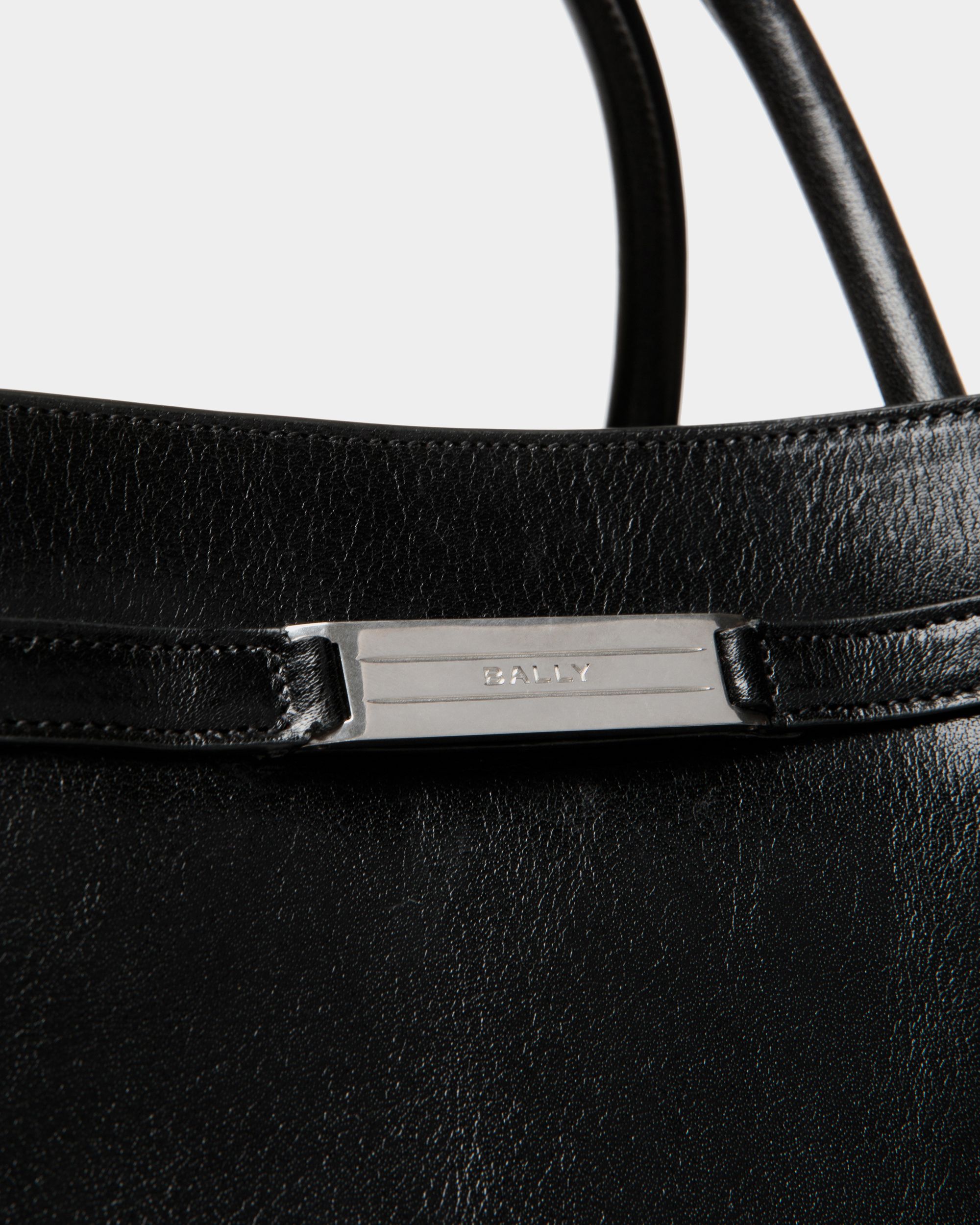 Bolso De Fin De Semana Deco De Piel Negra - Hombre - Bally - 06