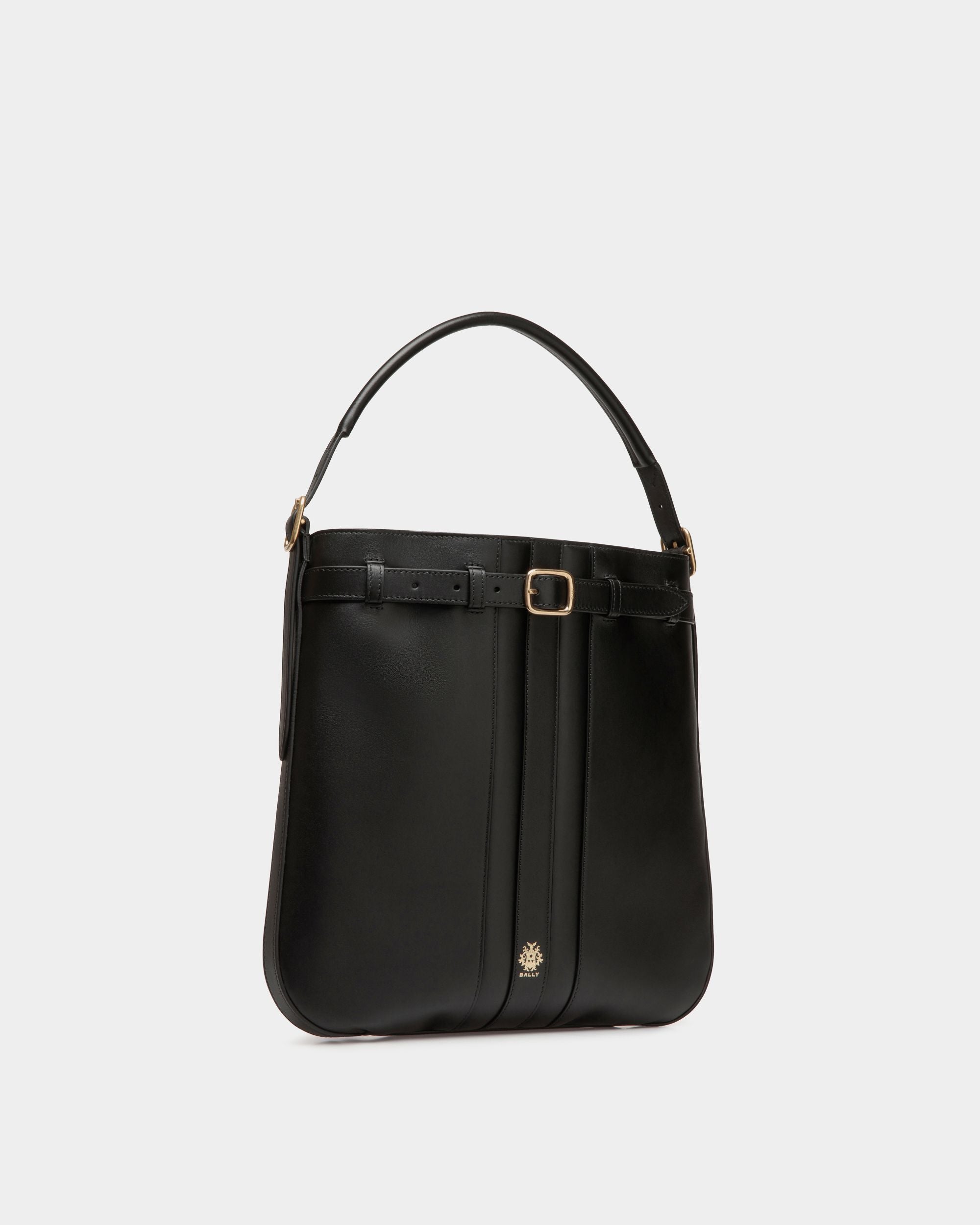 Beckett Crossbody Bag In Black Leather - Men's - Bally - 04