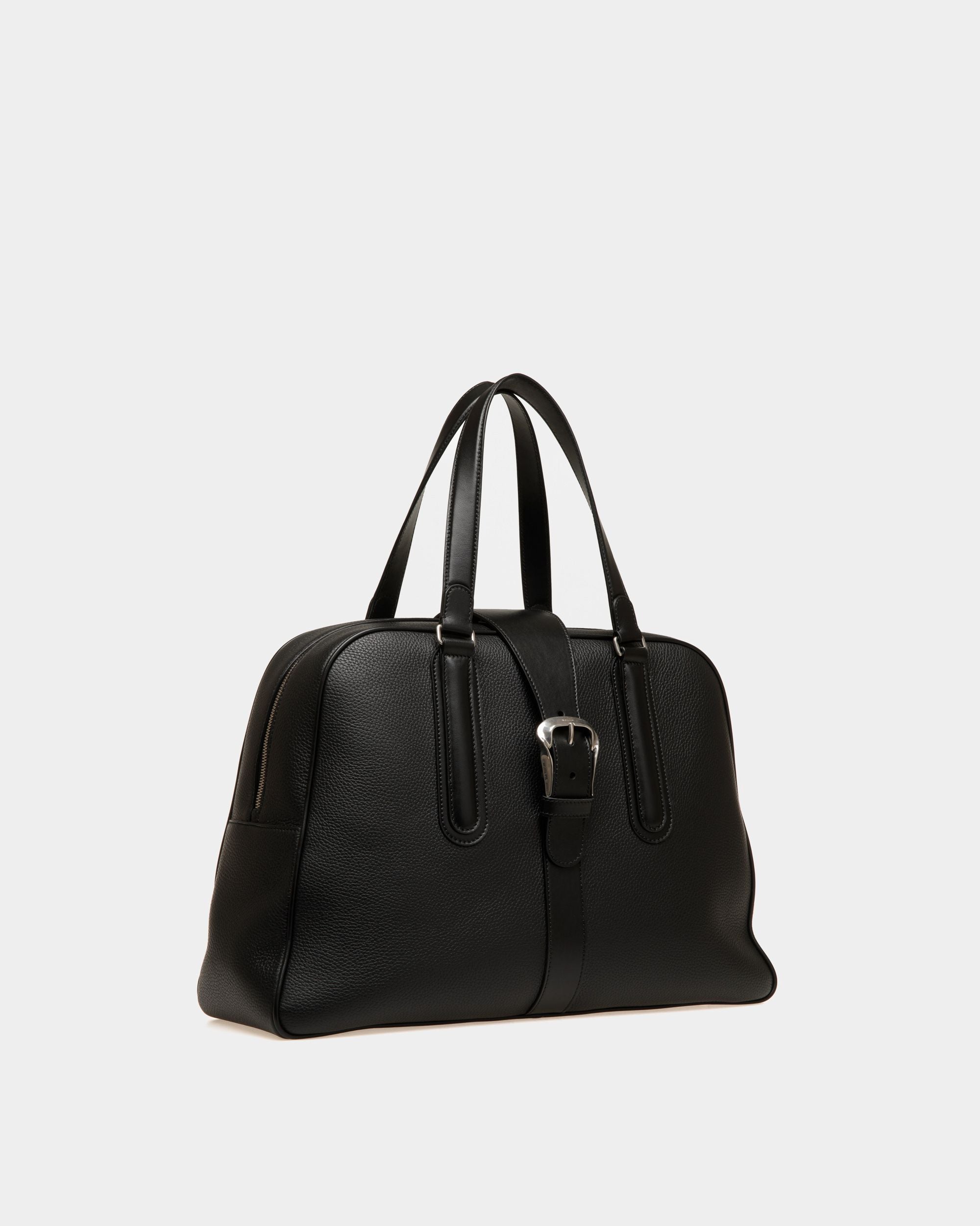Bolso Bowling De Piel Negra - Hombre - Bally - 04