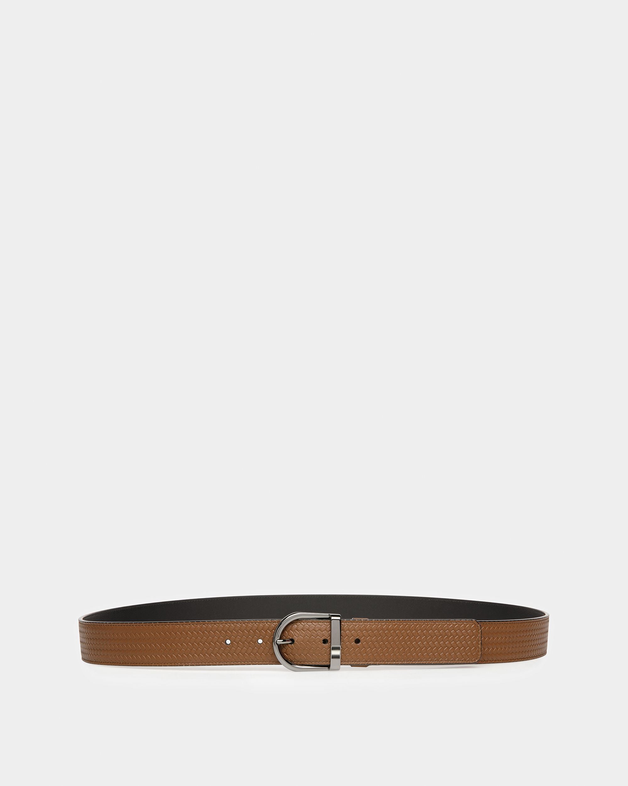 Darkon Cinturón De Piel En Marrón Y Negro - Hombre - Bally - 01