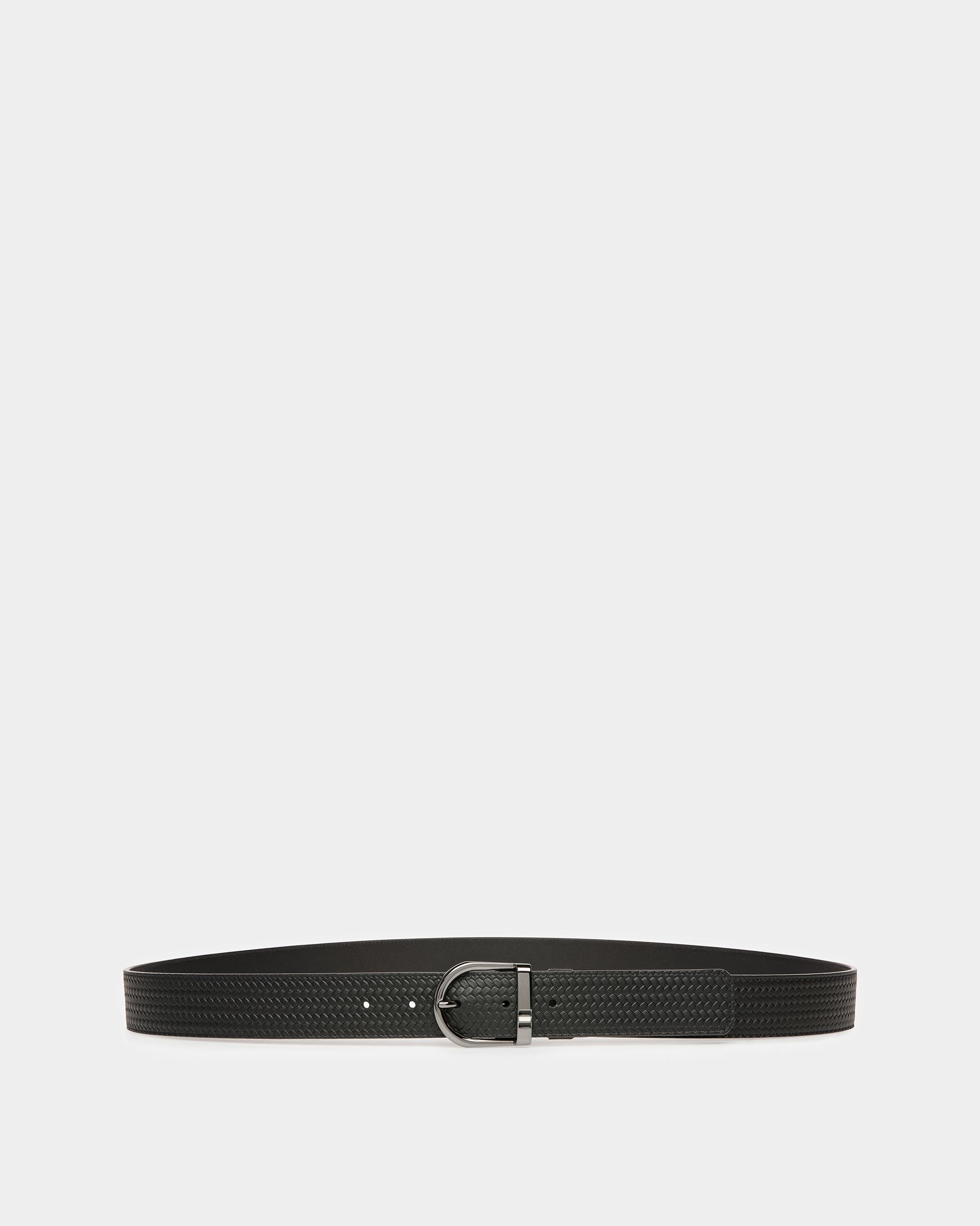 Darkon Cinturón De Piel En Negro - Hombre - Bally - 01