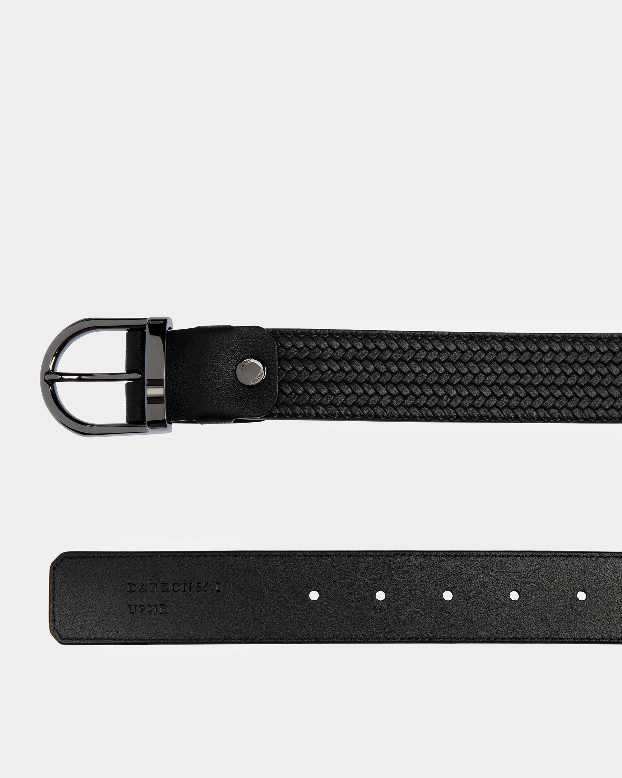 Darkon Cinturón De Piel En Negro - Hombre - Bally - 02