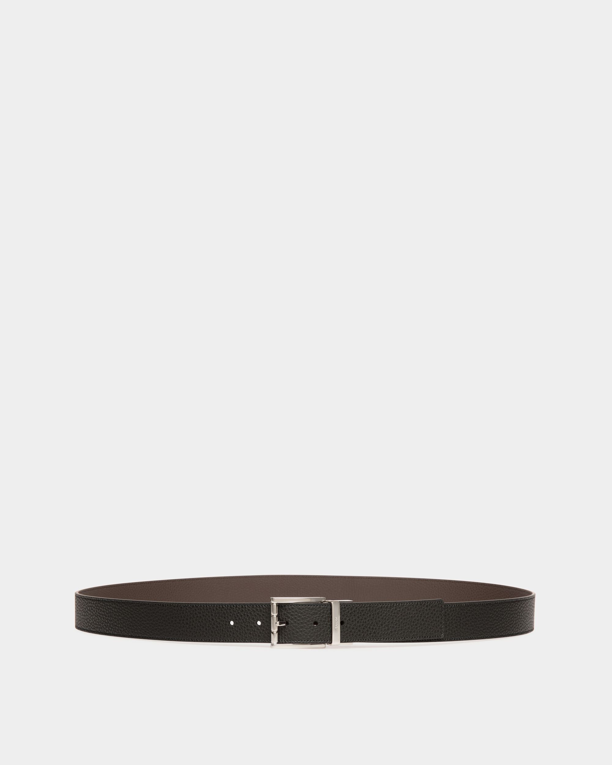 Astory 35mm Reversible And Adjustable Belt In Black And Brown Leather - Men's - Bally - 01