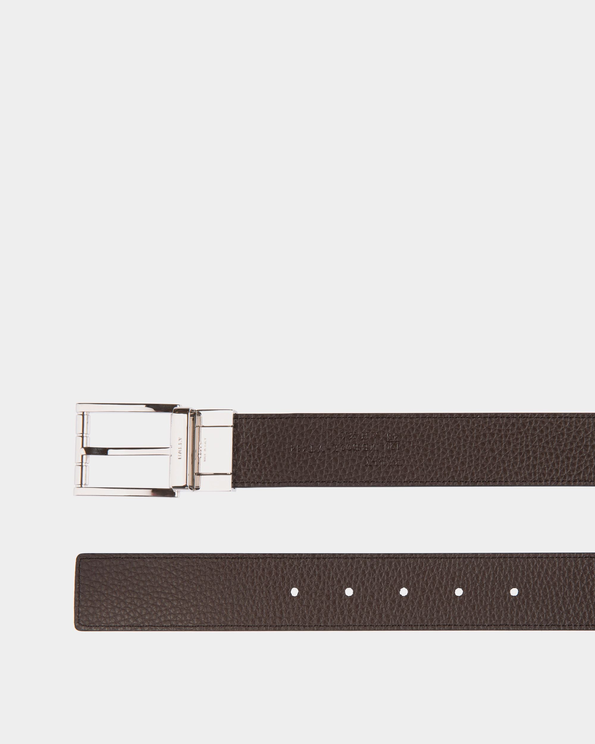 Astory 35mm Reversible And Adjustable Belt In Black And Brown Leather - Men's - Bally - 03