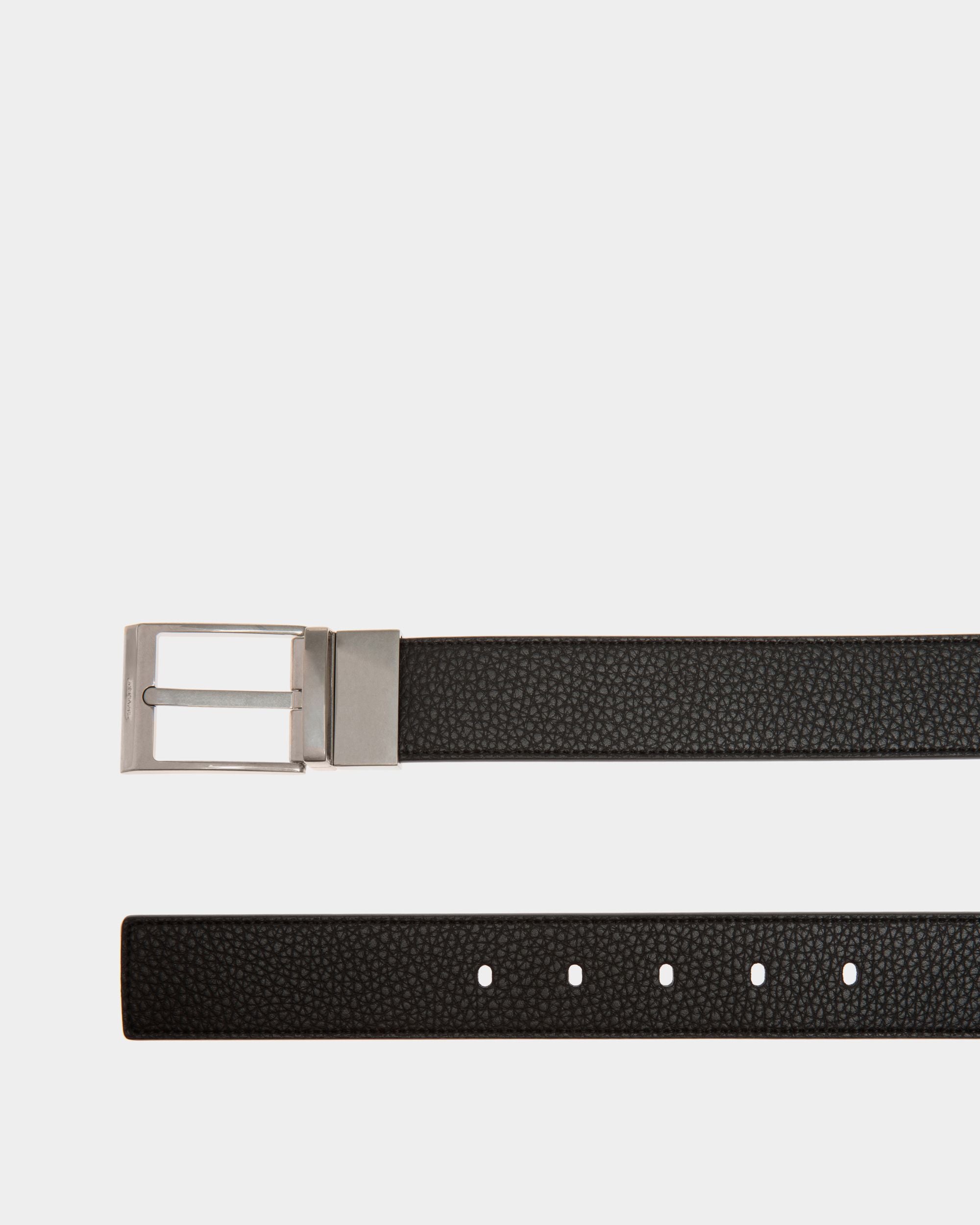 Cinturón Reversible Y Ajustable Shiffie 35 Mm De Piel Color Negro Y Beige - Hombre - Bally - 02