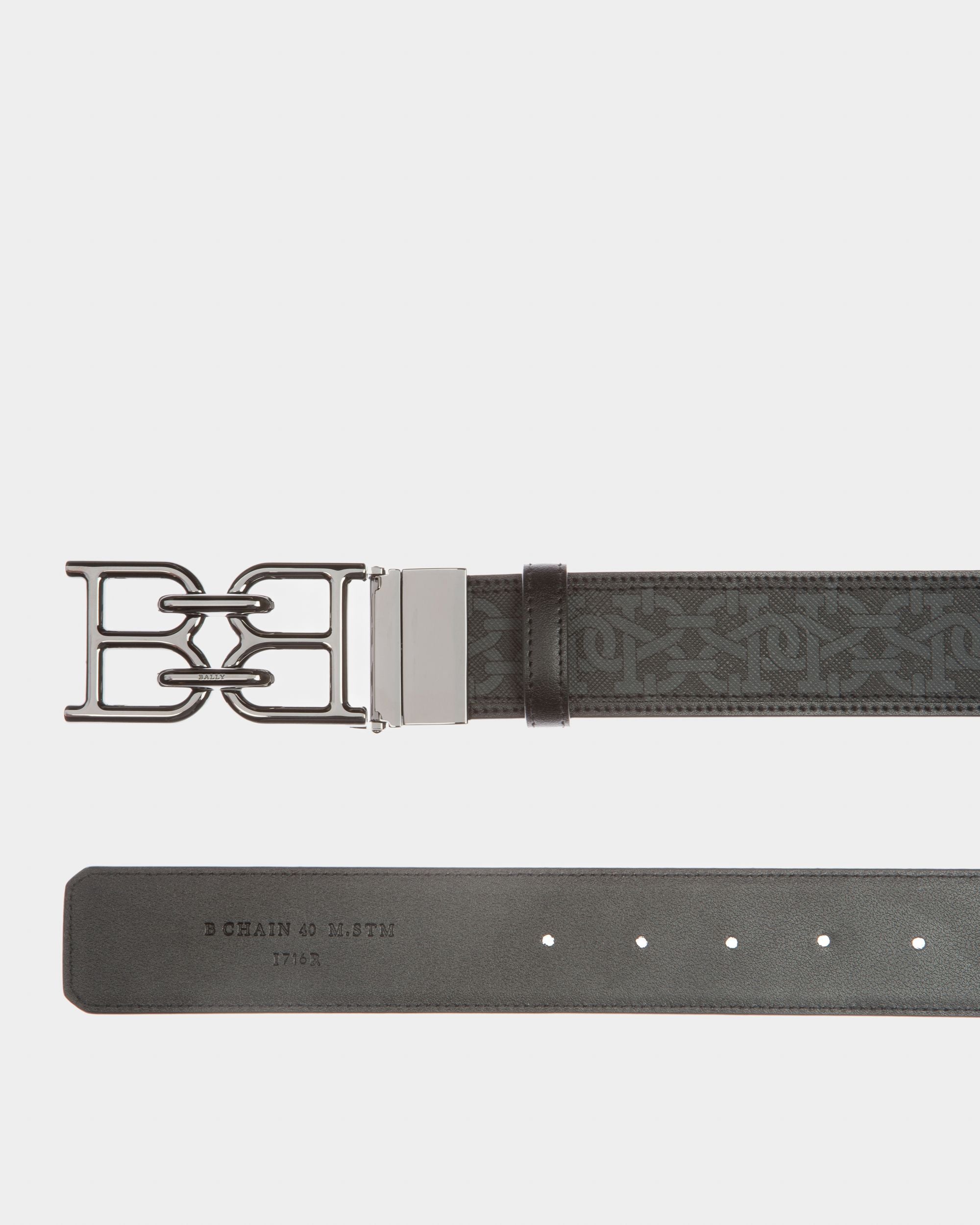 B-Chain Cinturón De 40 Mm En Tpu De Color Gris - Hombre - Bally - 02