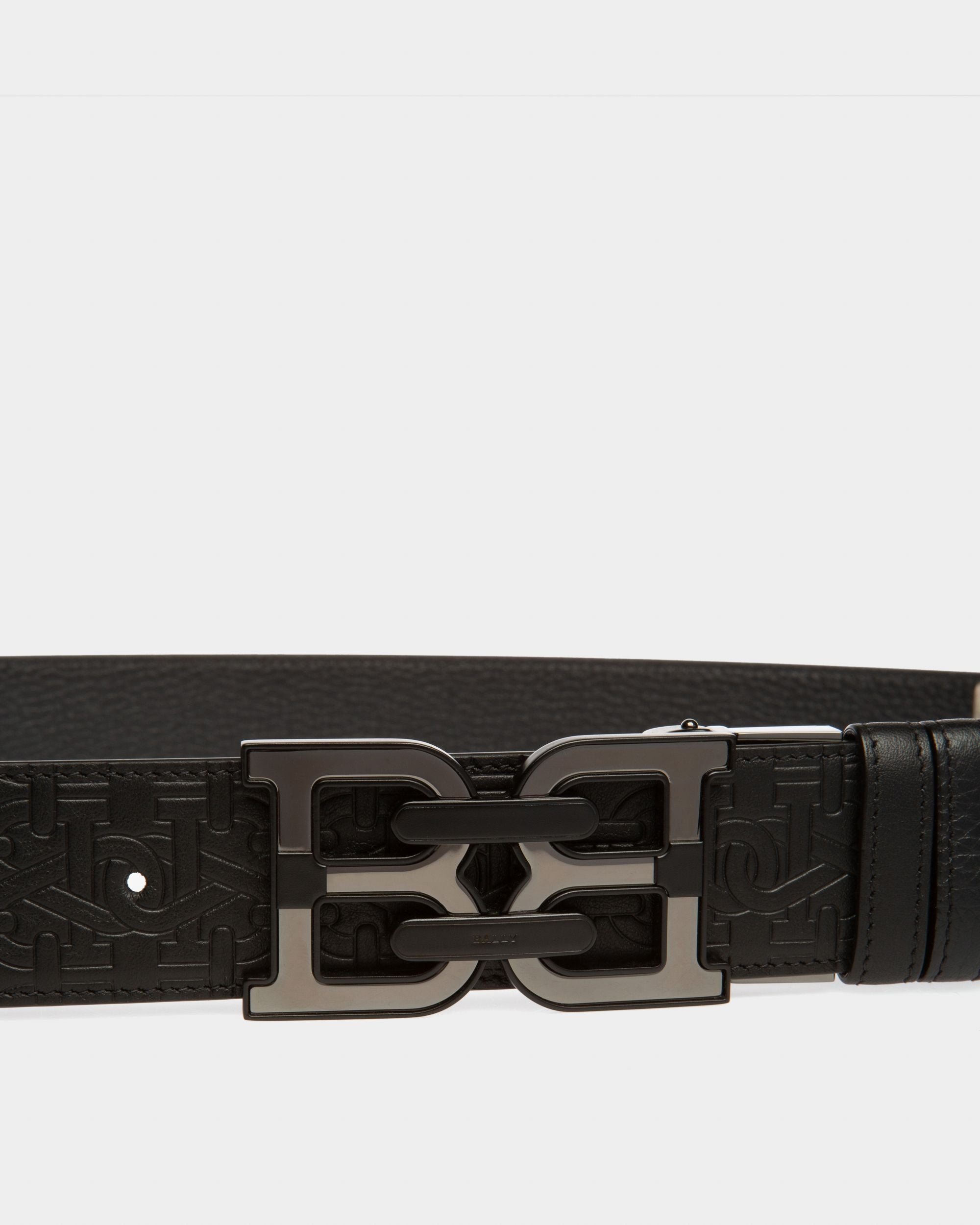 B-Chain Cinturón De Piel De 40 Mm De Color Negro - Hombre - Bally - 03