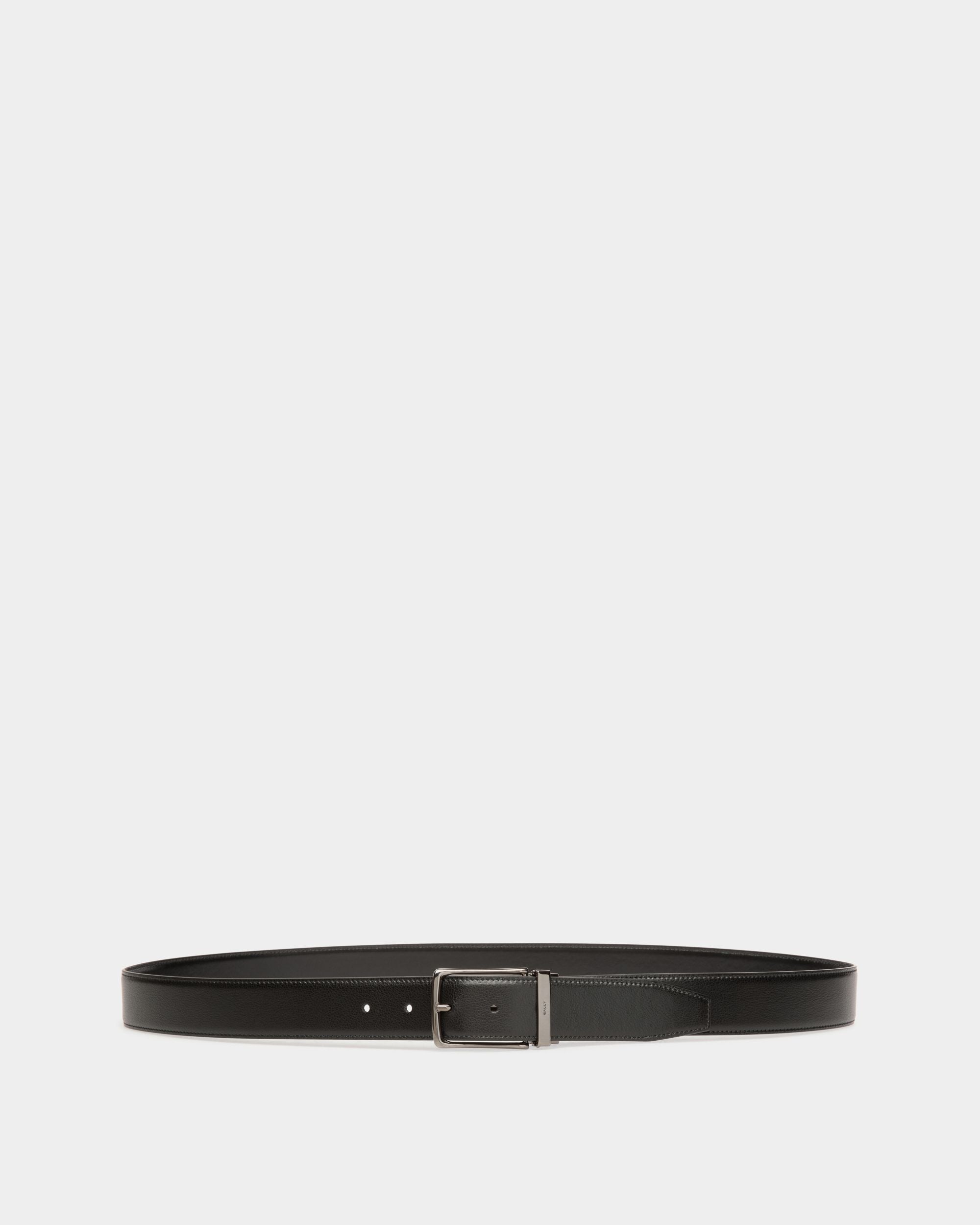 Cinturón Ketter De 35 Mm Ajustable Y Reversible De Piel Negra - Hombre - Bally - 01