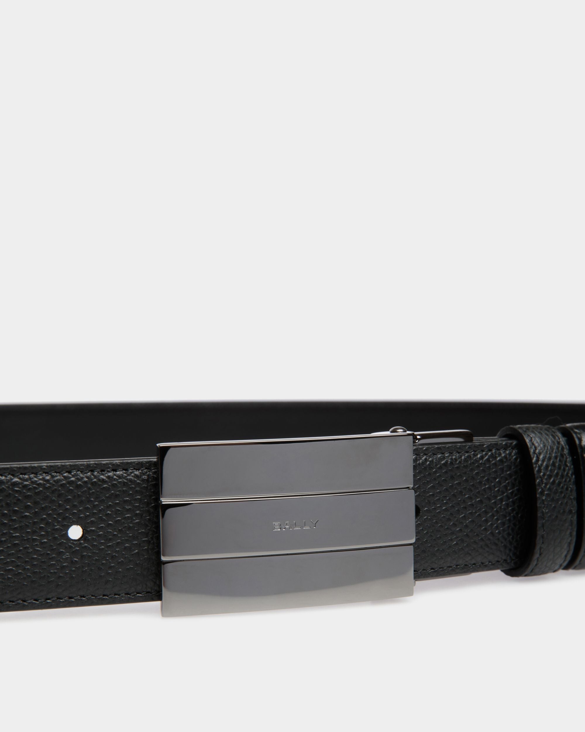 Dress Adjustable-Reversible Belt In Multicolor  Leather - Men's - Bally - 04