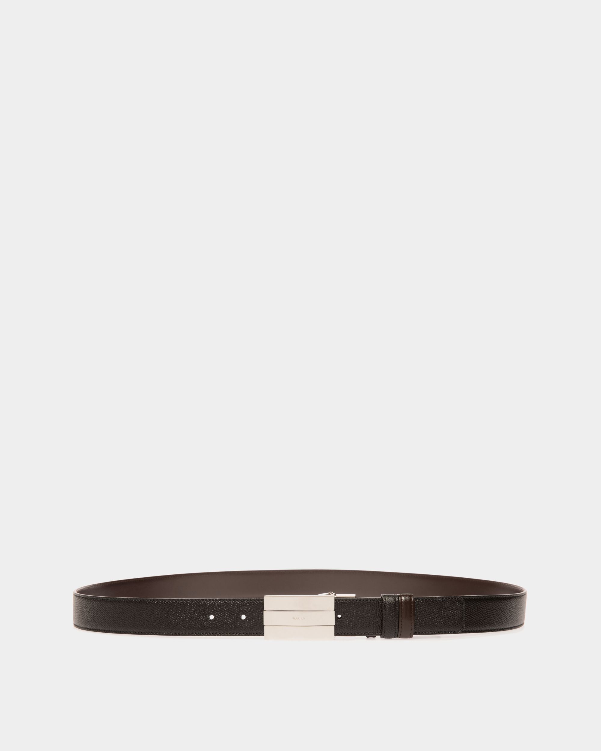 Ollam 30mm Reversible And Adjustable Belt in Black And Brown Leather - Hombre - Bally - 01
