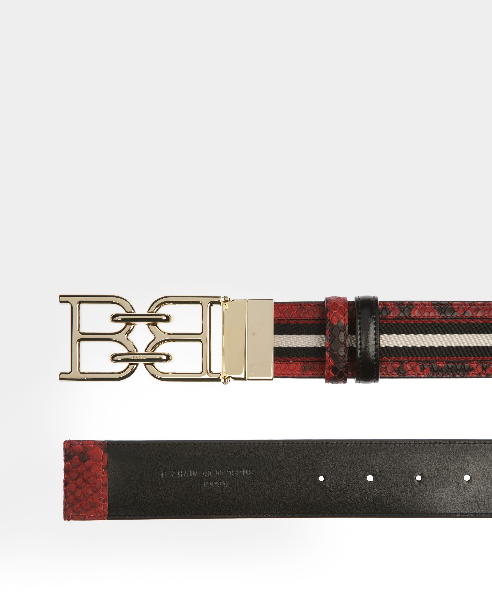 B Chain In Red - Men's - Bally - 02