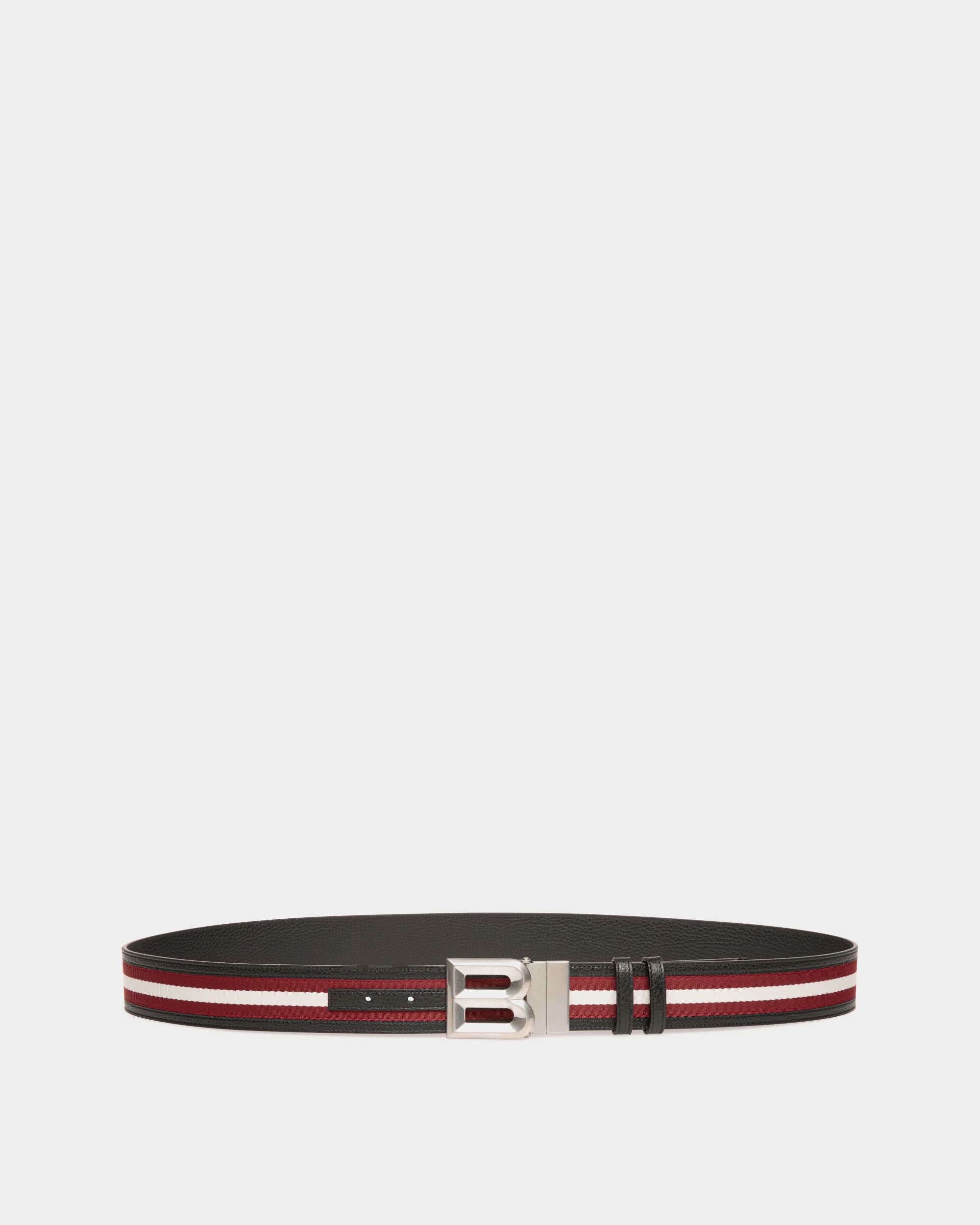 Cinturón Reversible B Bold 40 Mm De Tela Y Piel - Hombre - Bally - 01