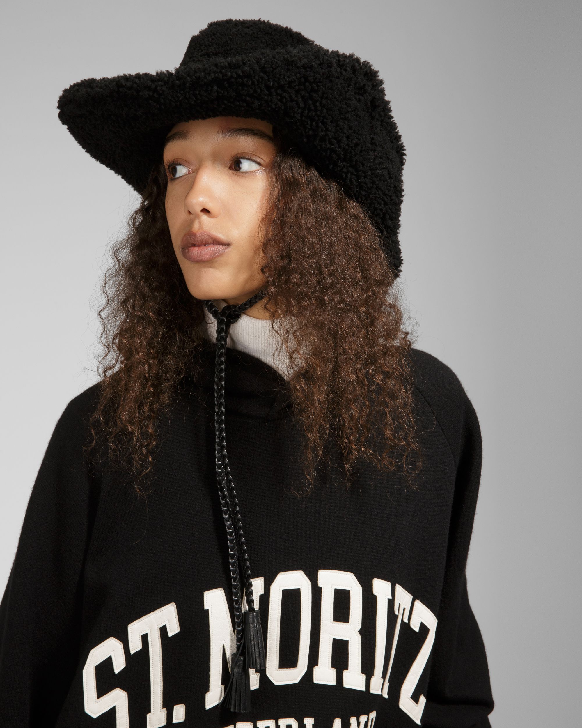 Shearling Hat - Men's - Bally - 05