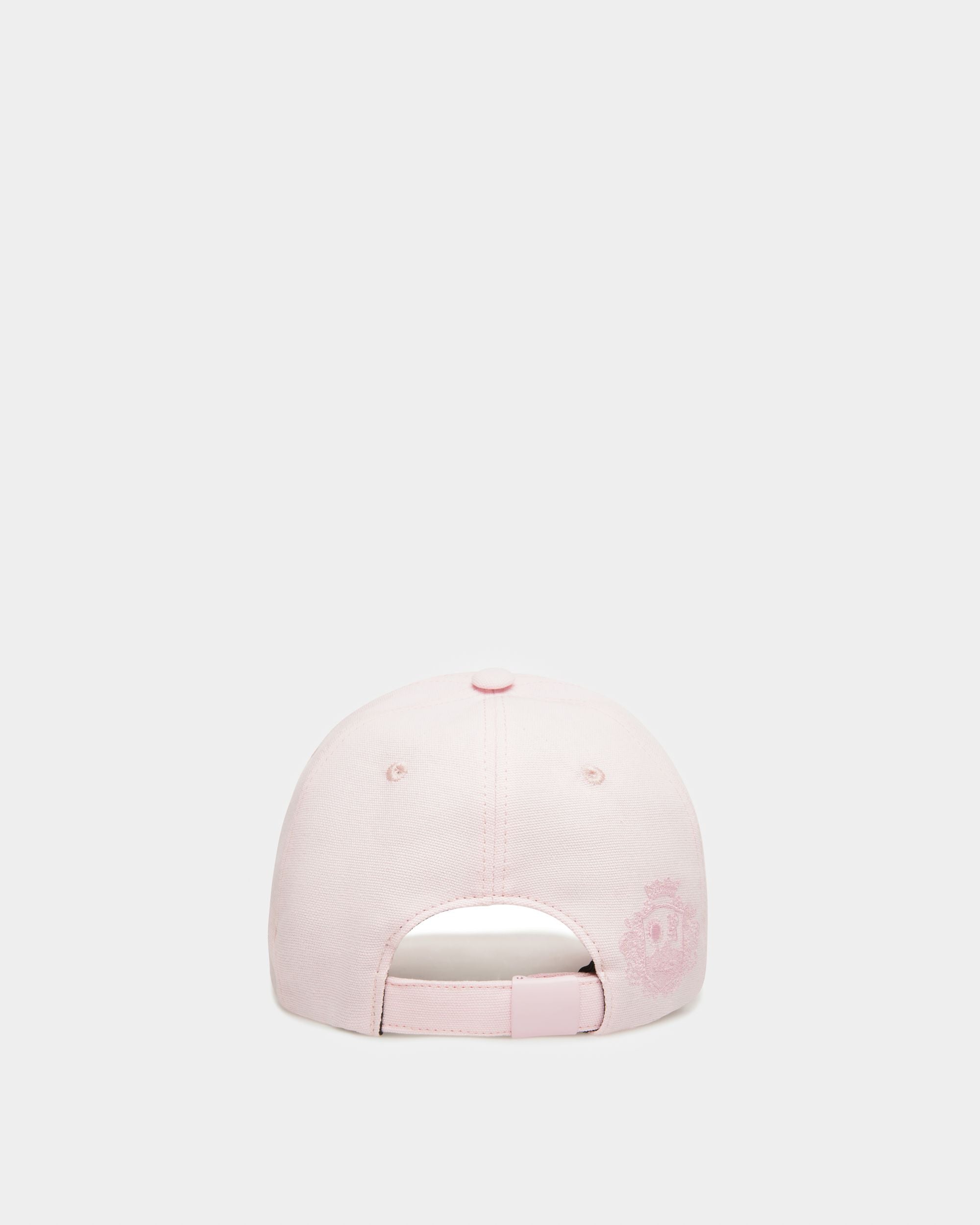 Curling Collection Baseball Hat in Pink Cotton - Men's - Bally - 02